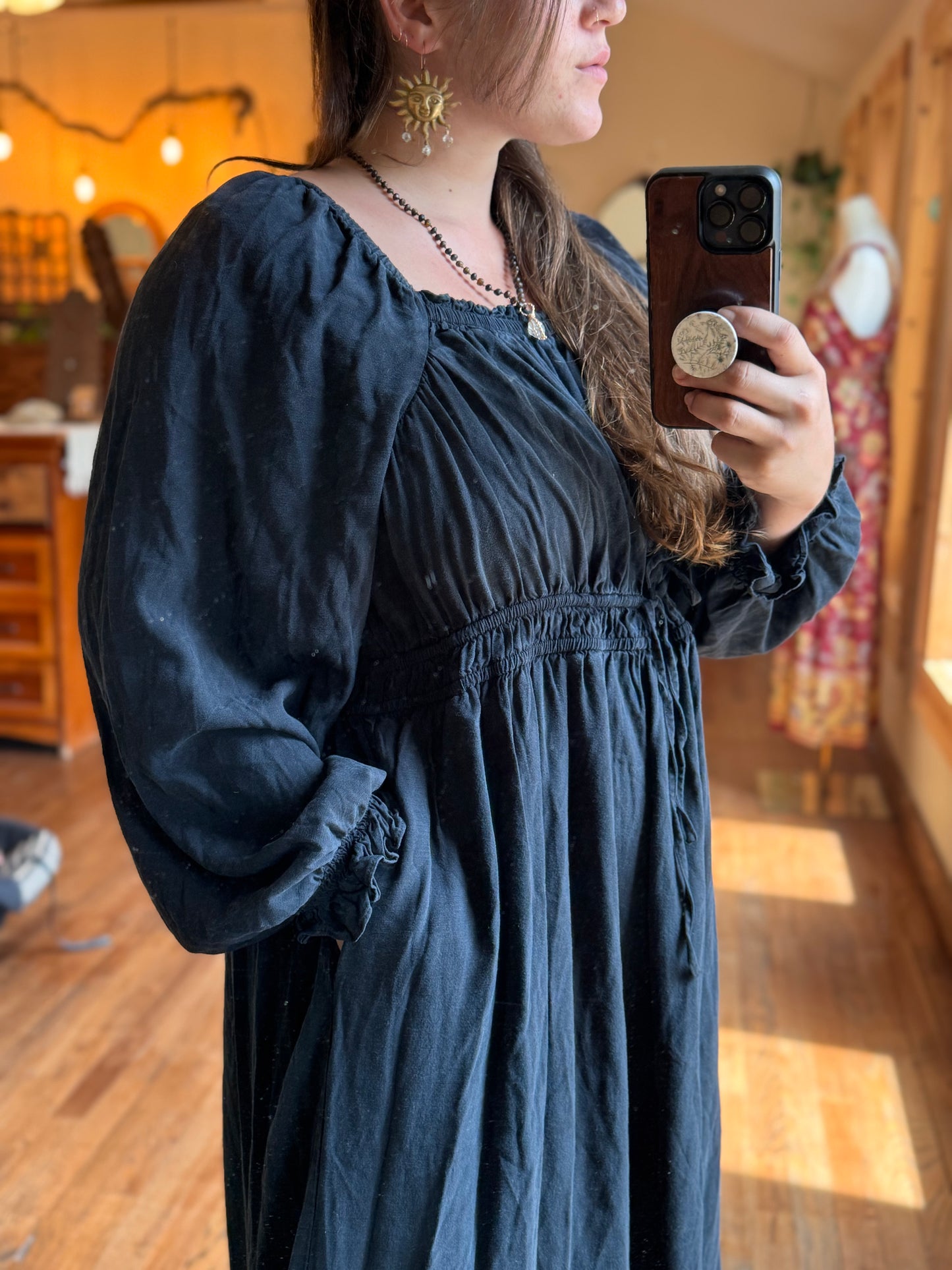 Black Frolick Dress 1X