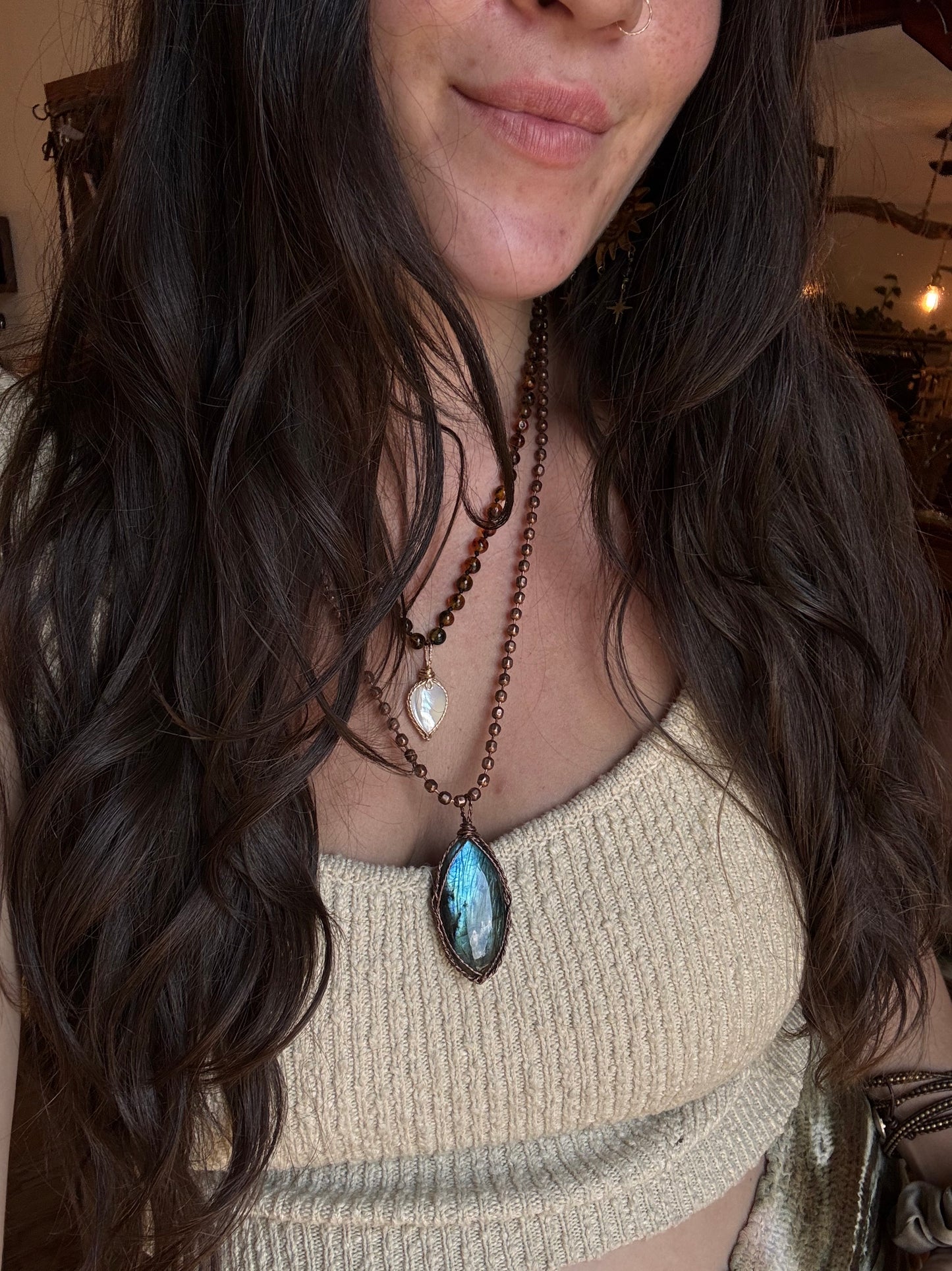 Blue as can be Labradorite Necklace add on