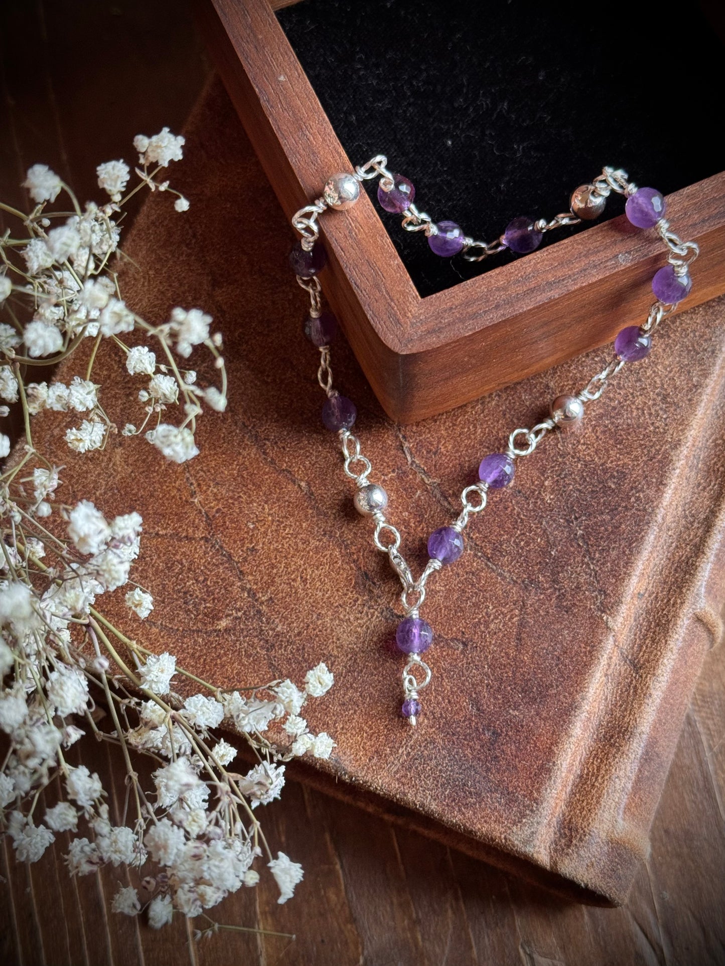 Silver Starling Ankle Bracelet