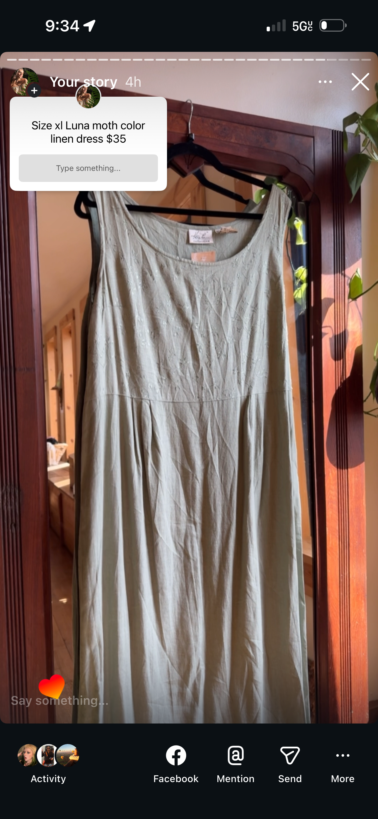 Add on dress for Whitney