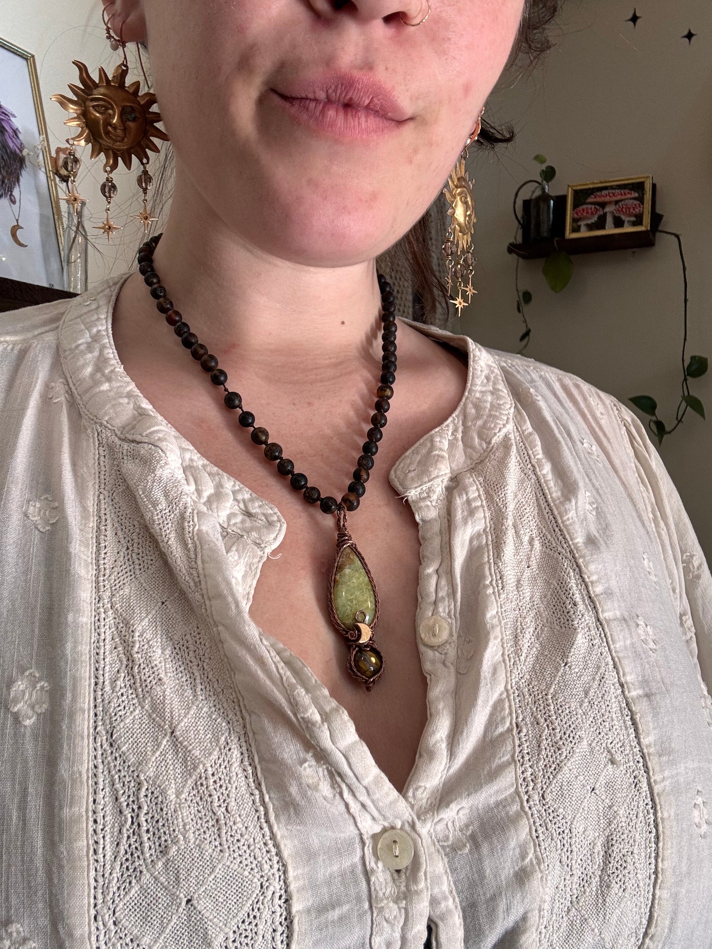 Green Opal specialty necklace