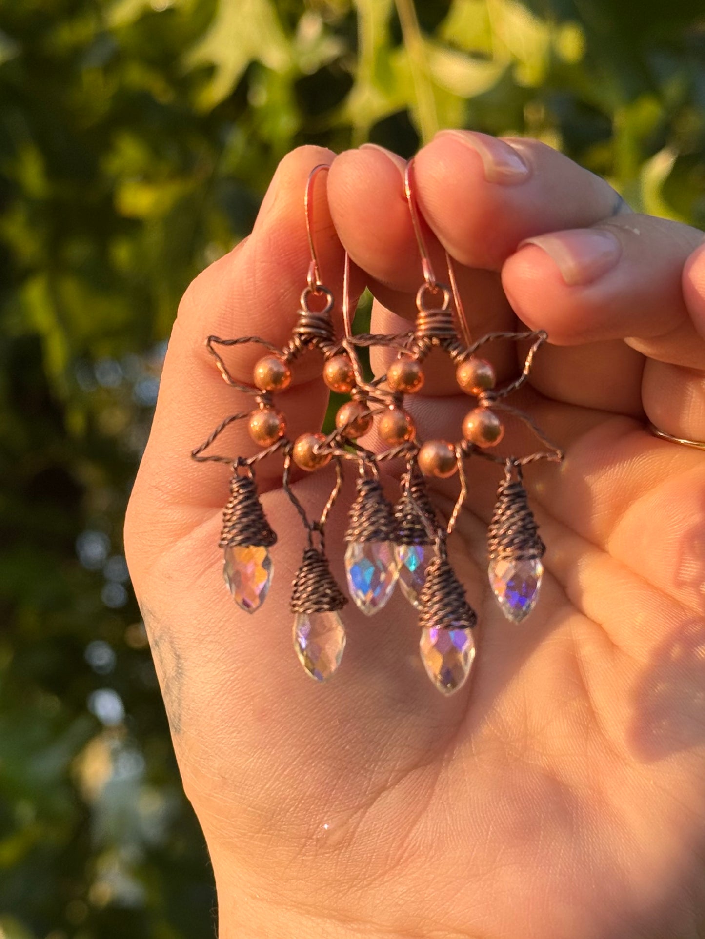 Lotus Chandelier Earrings