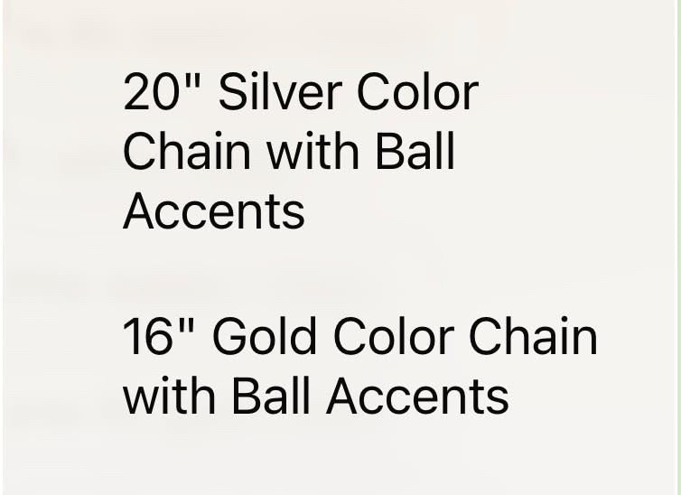 Solid Sterling Silver coil pendants ~ 16” gold & 20” silver chains