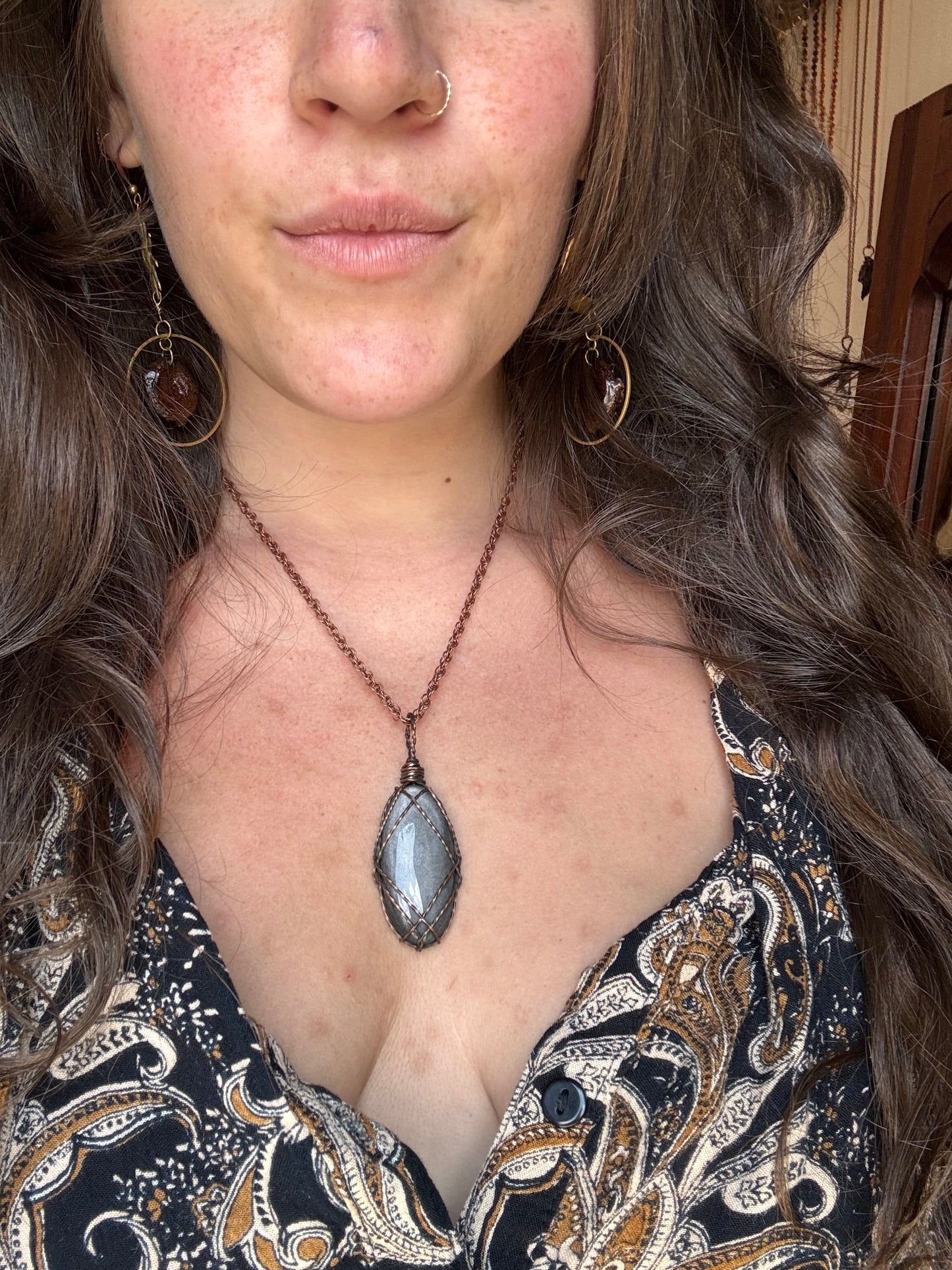 Large Silver Sheen Obsidian