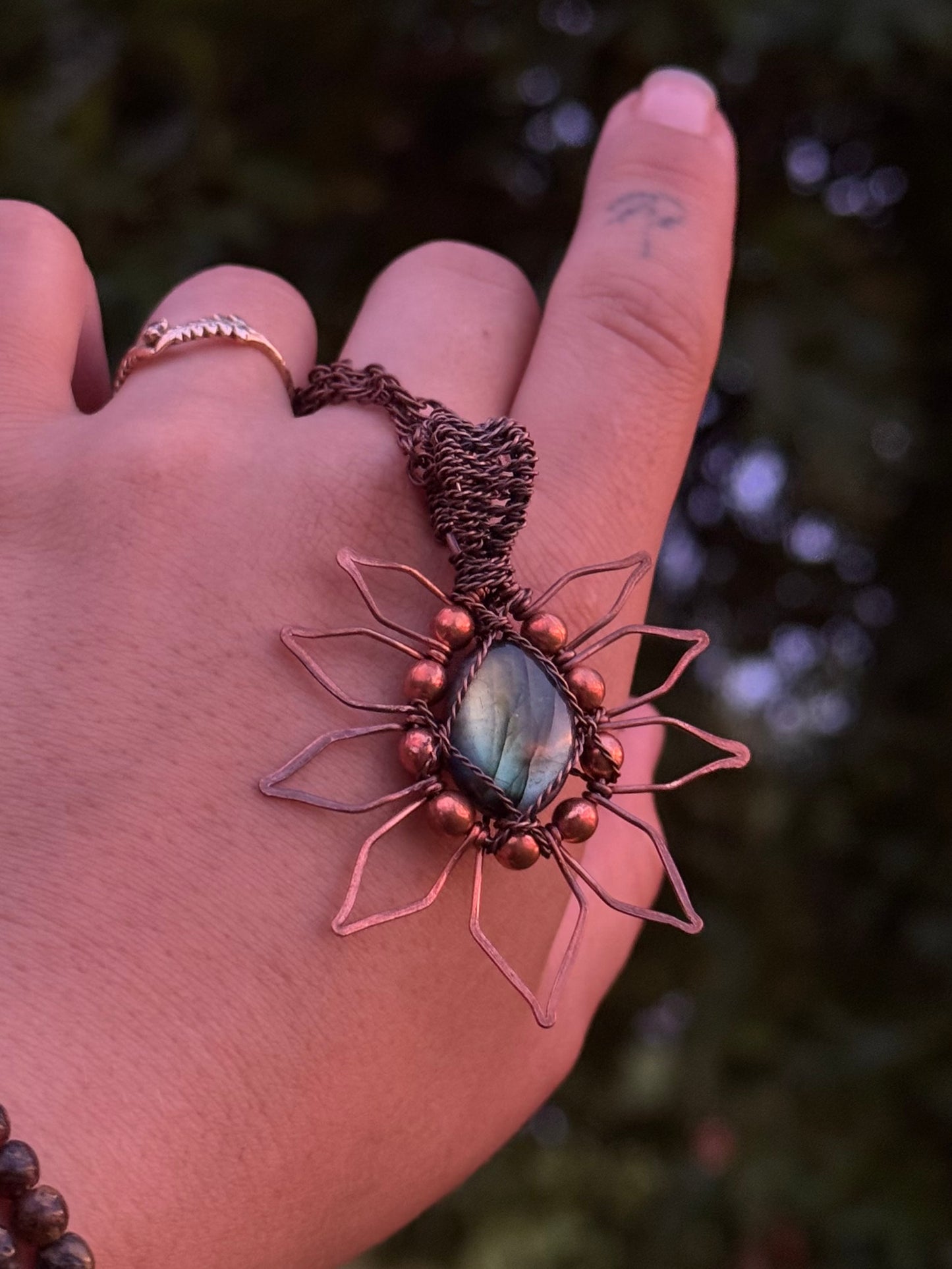 Labradorite Lotus