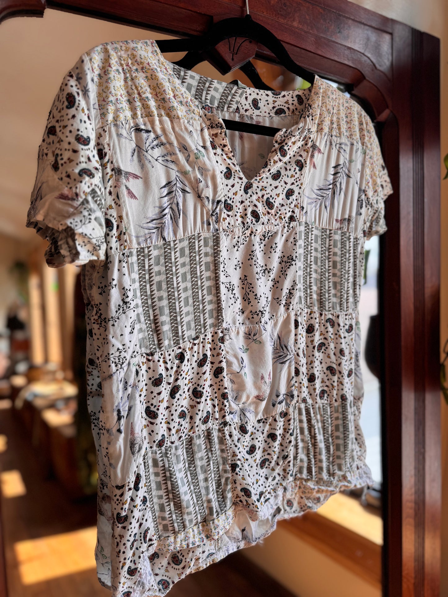 Size S patchwork Tee