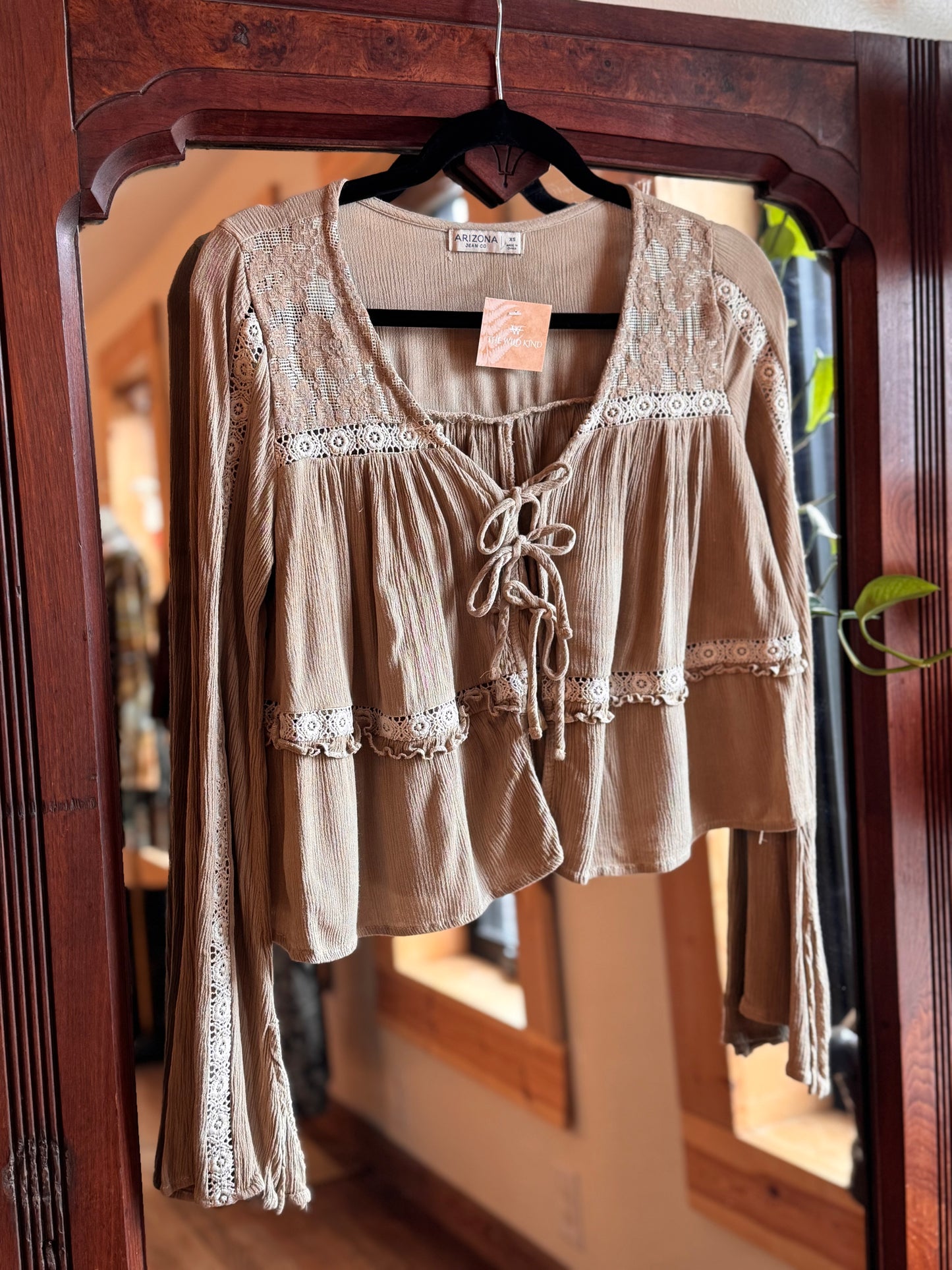 Eco Dye ~ Upcycled Top Size XS