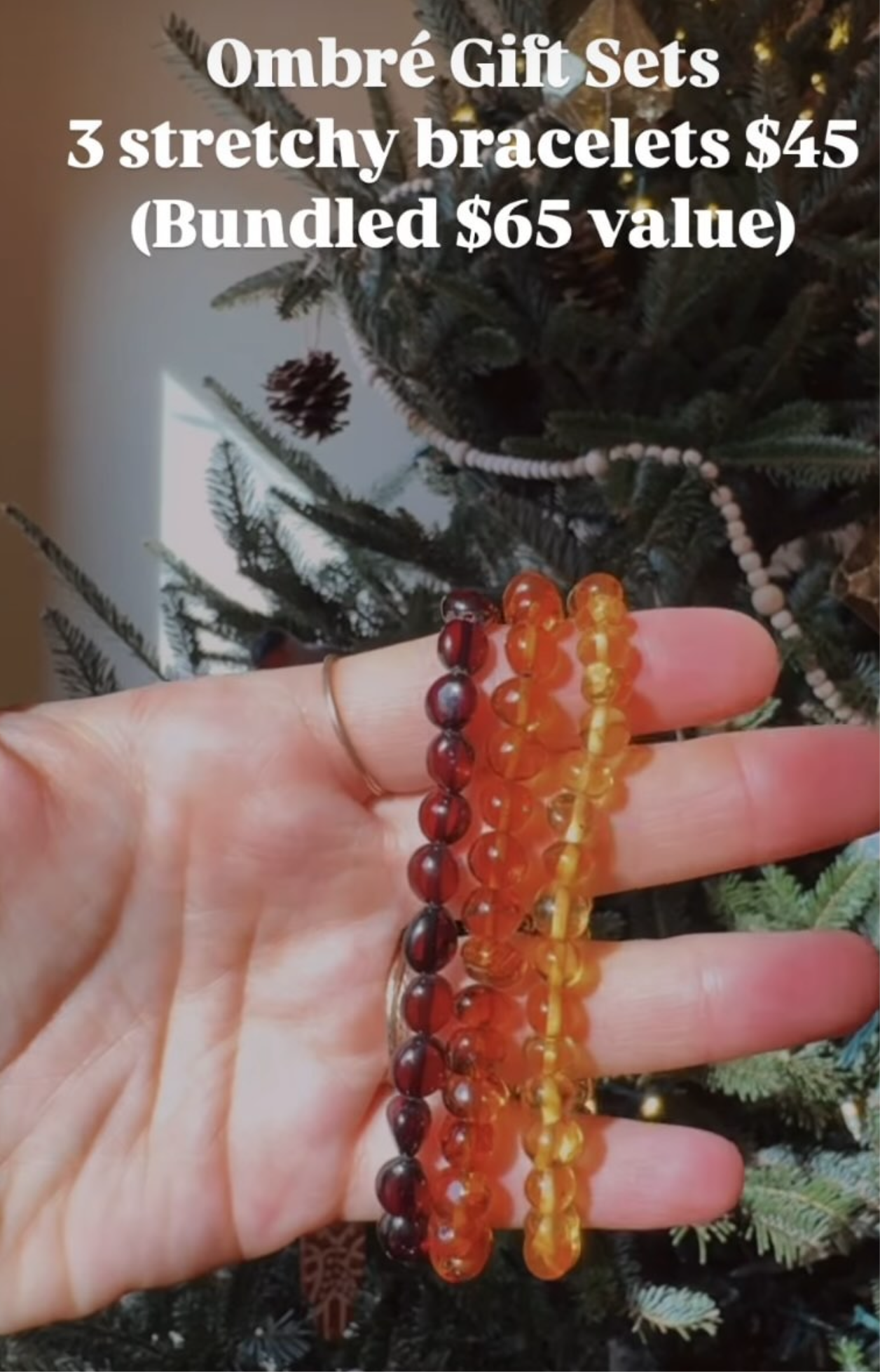 Baltic Amber Stretchy Bracelets