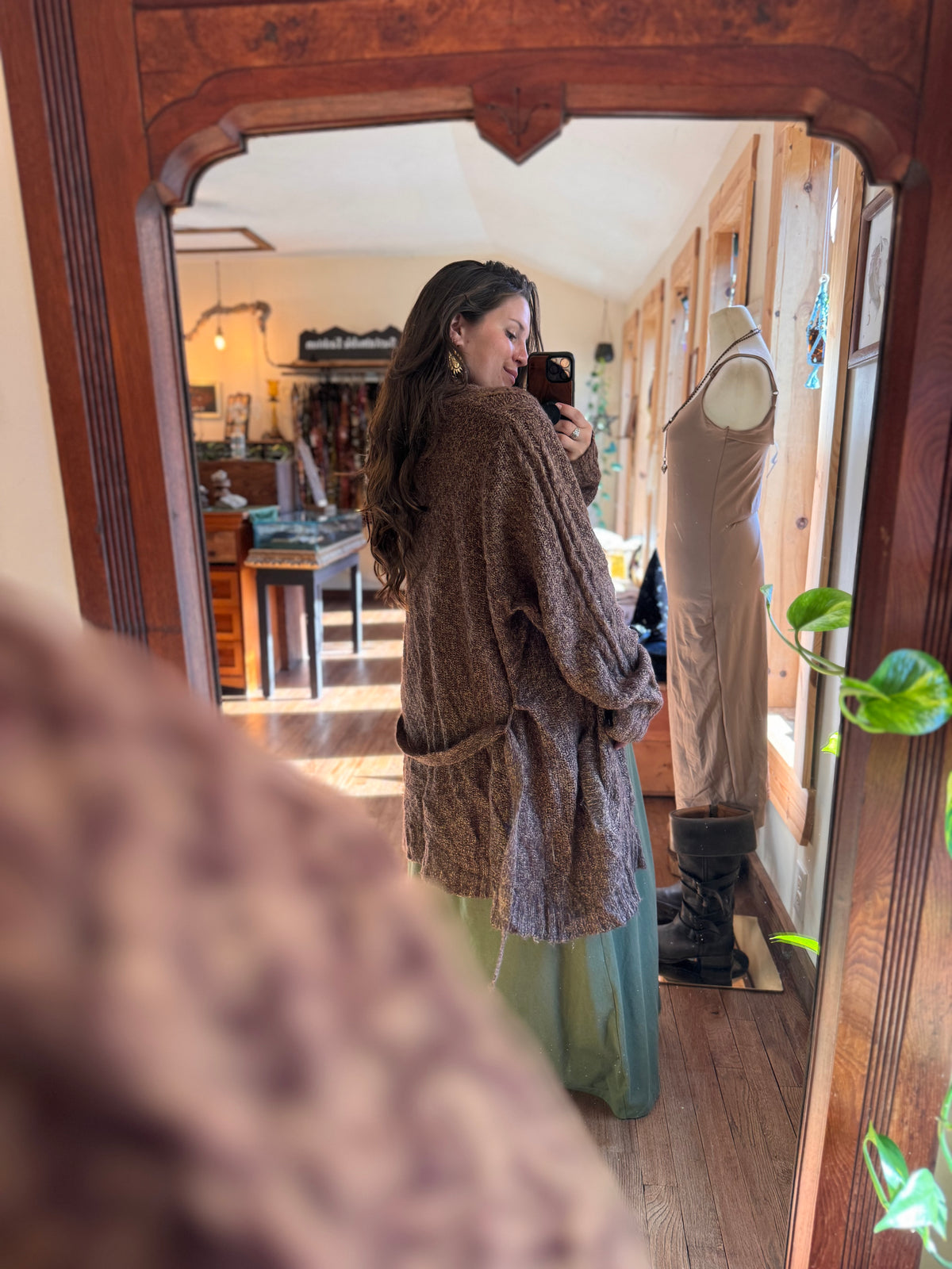 Oversized Slouchy Sweater Duster