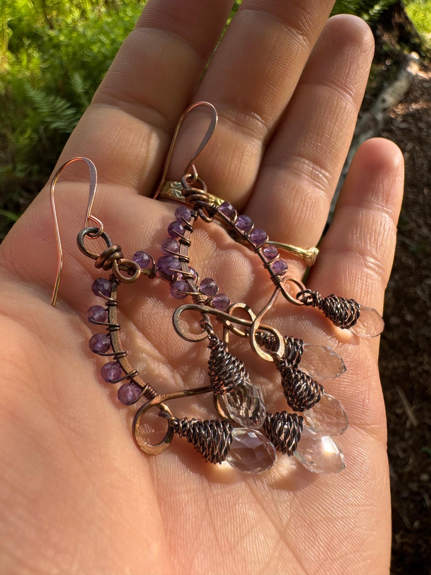 Belle Earrings ~ multi gem options