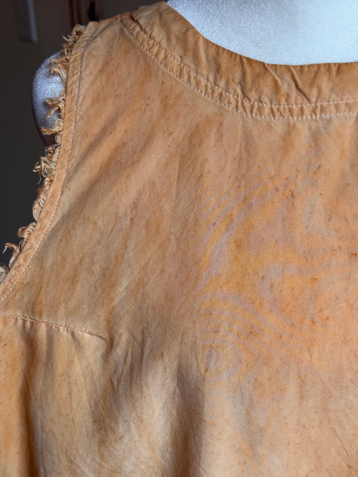 Eco Dye ~ Upcycled sleeveless top size L