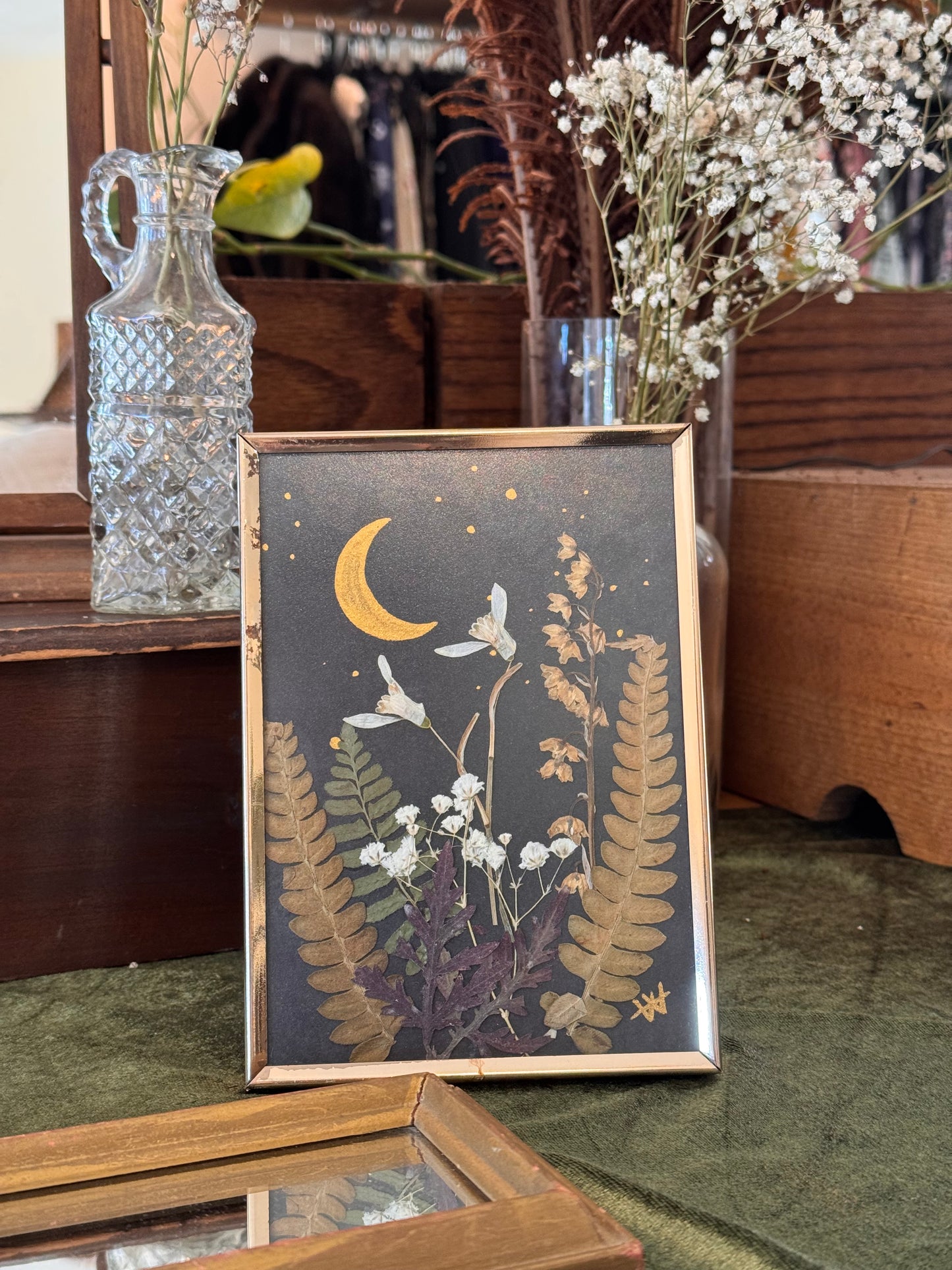 Snow Drops framed collage