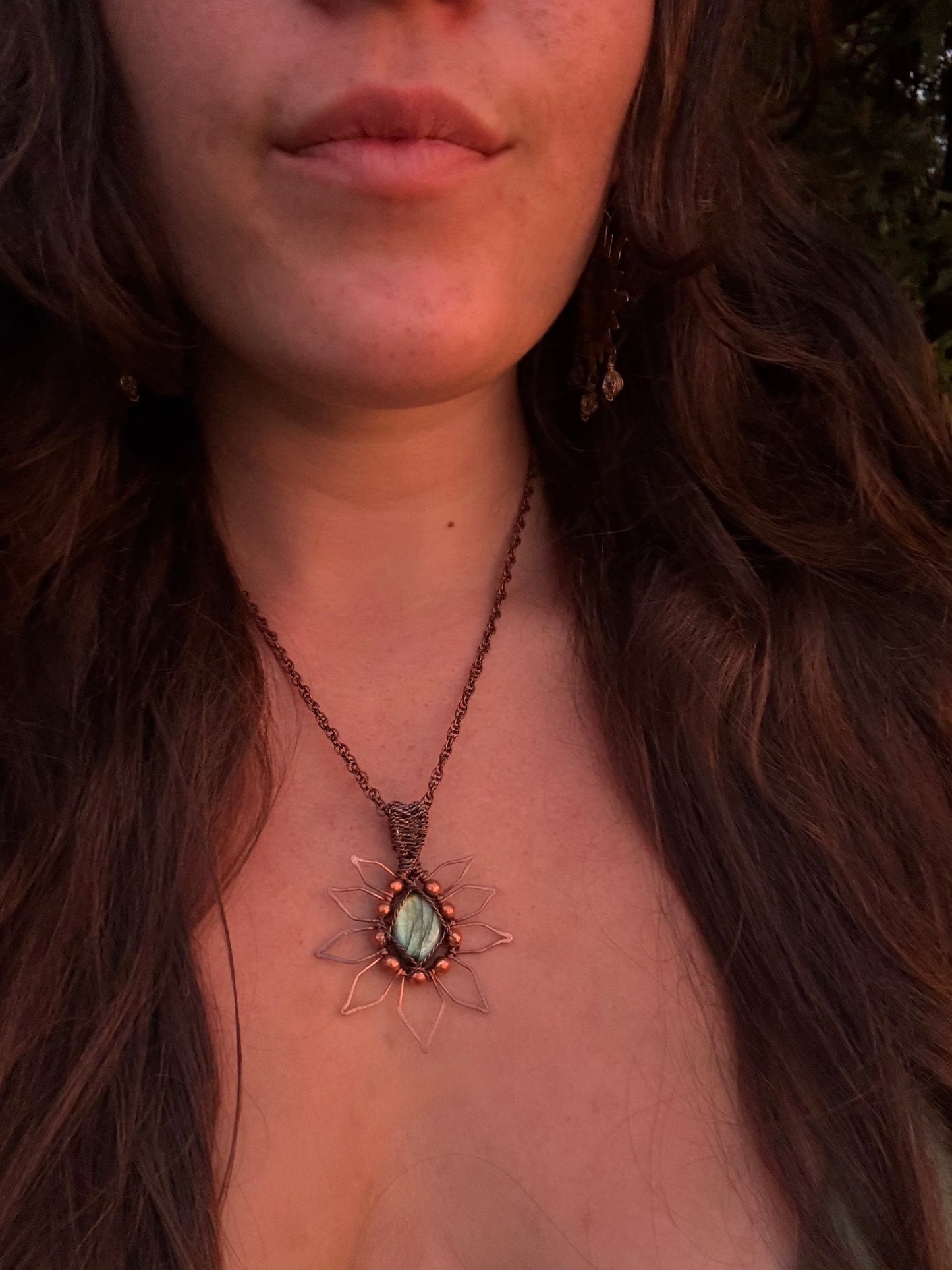 Labradorite Lotus