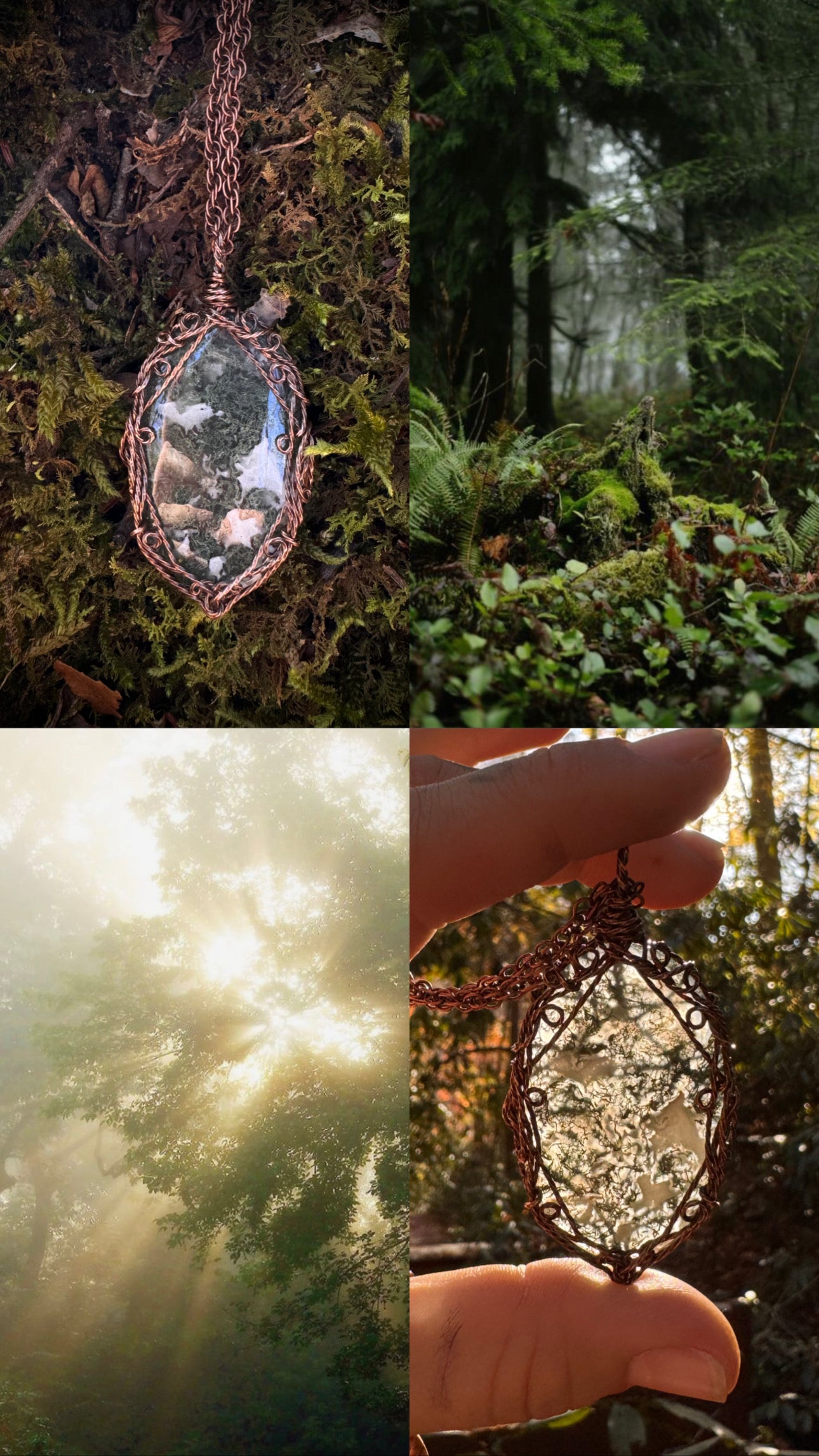 Large Moss Agate Druid