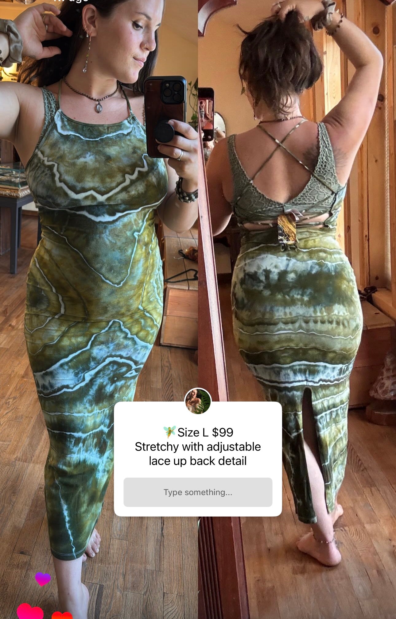 RESERVED Size L Katya Moon Dyes