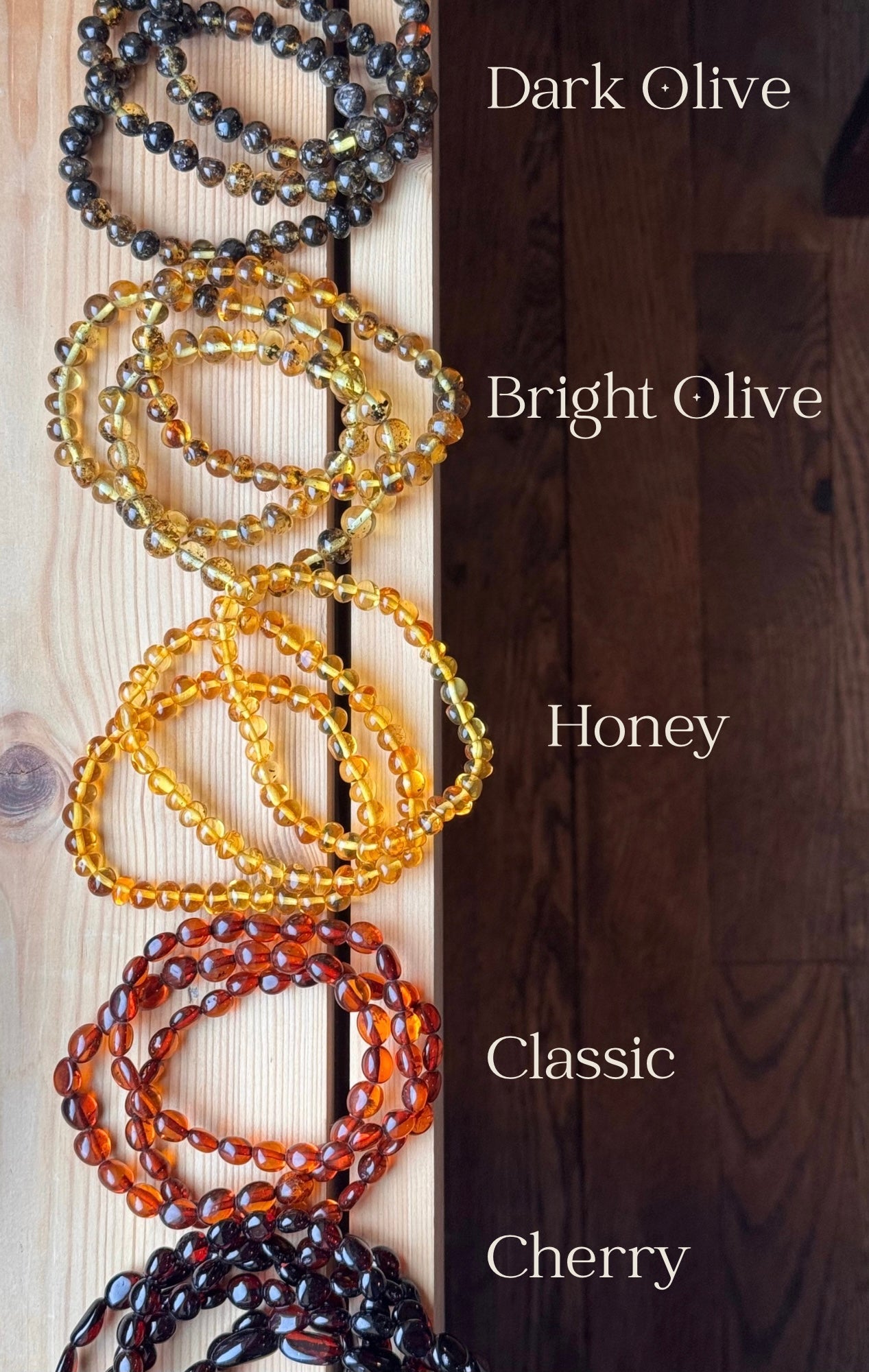 Baltic Amber Stretchy Bracelets