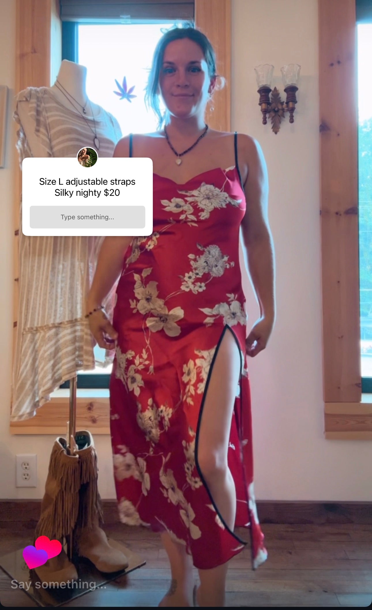 Red nighty