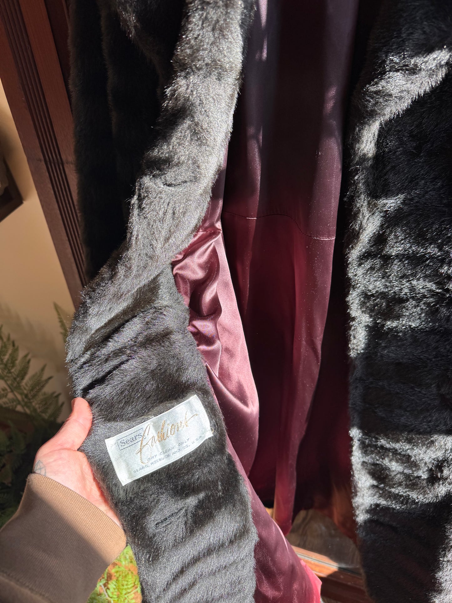 Vintage faux fur coat