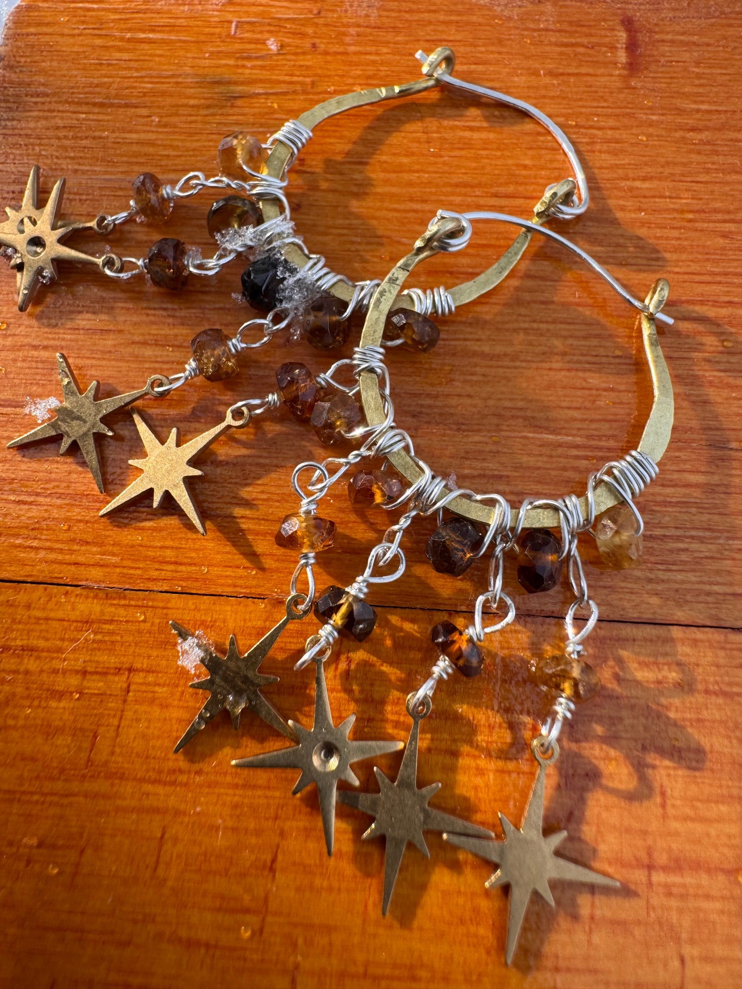 Solstice Hinging Hoop Earrings ~ longer sisters