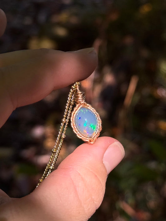 Youngest Opal Sister~ in 14k gold