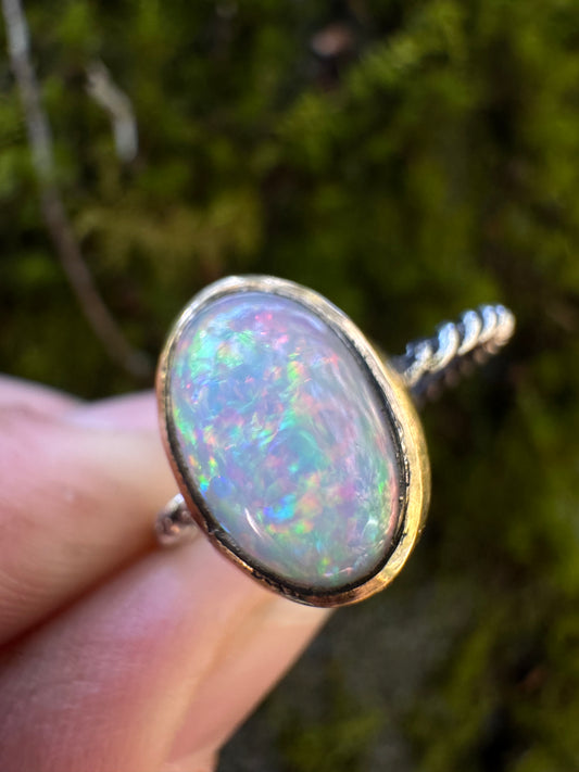 Opal Ring ~ size 9.5