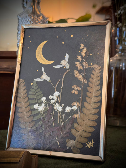 Snow Drops framed collage