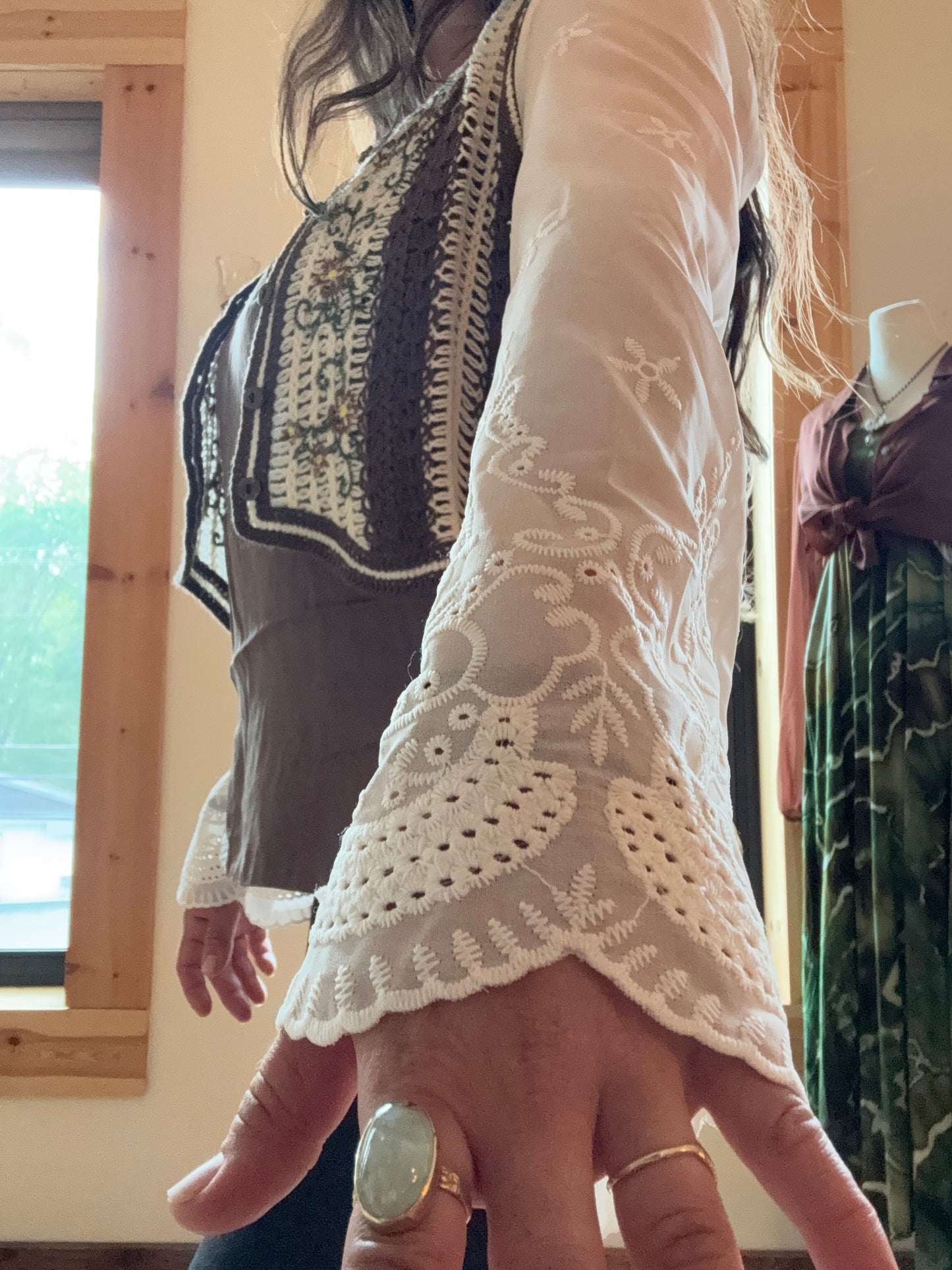Size S/M Folk Knit Crop