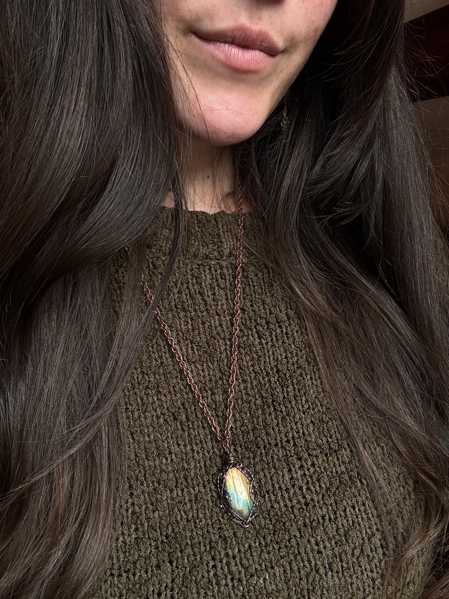 Labradorite Druid in copper