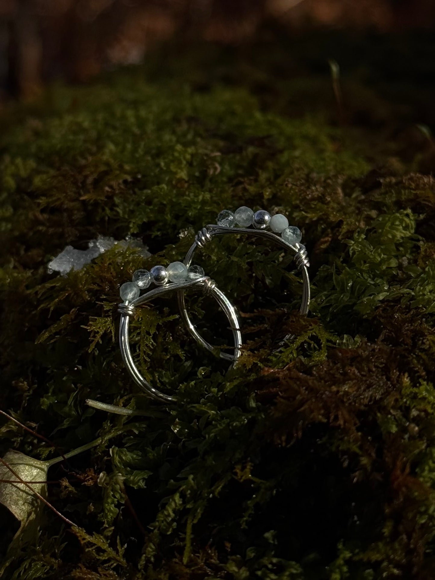 Aquamarine Rings ~ Sterling sizes 4-10