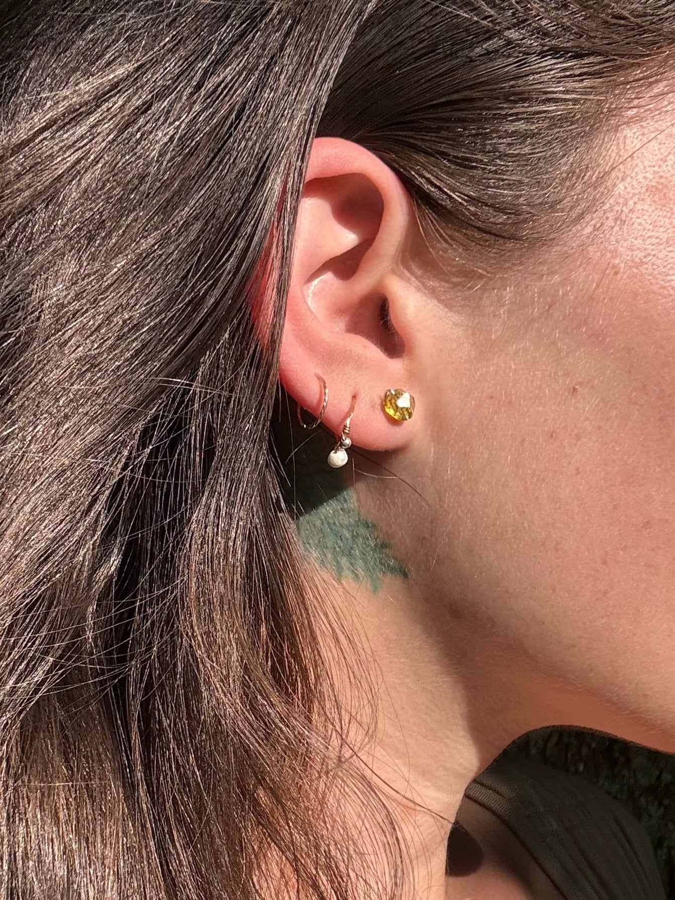 Stud earrings ~ Sterling multi gem options