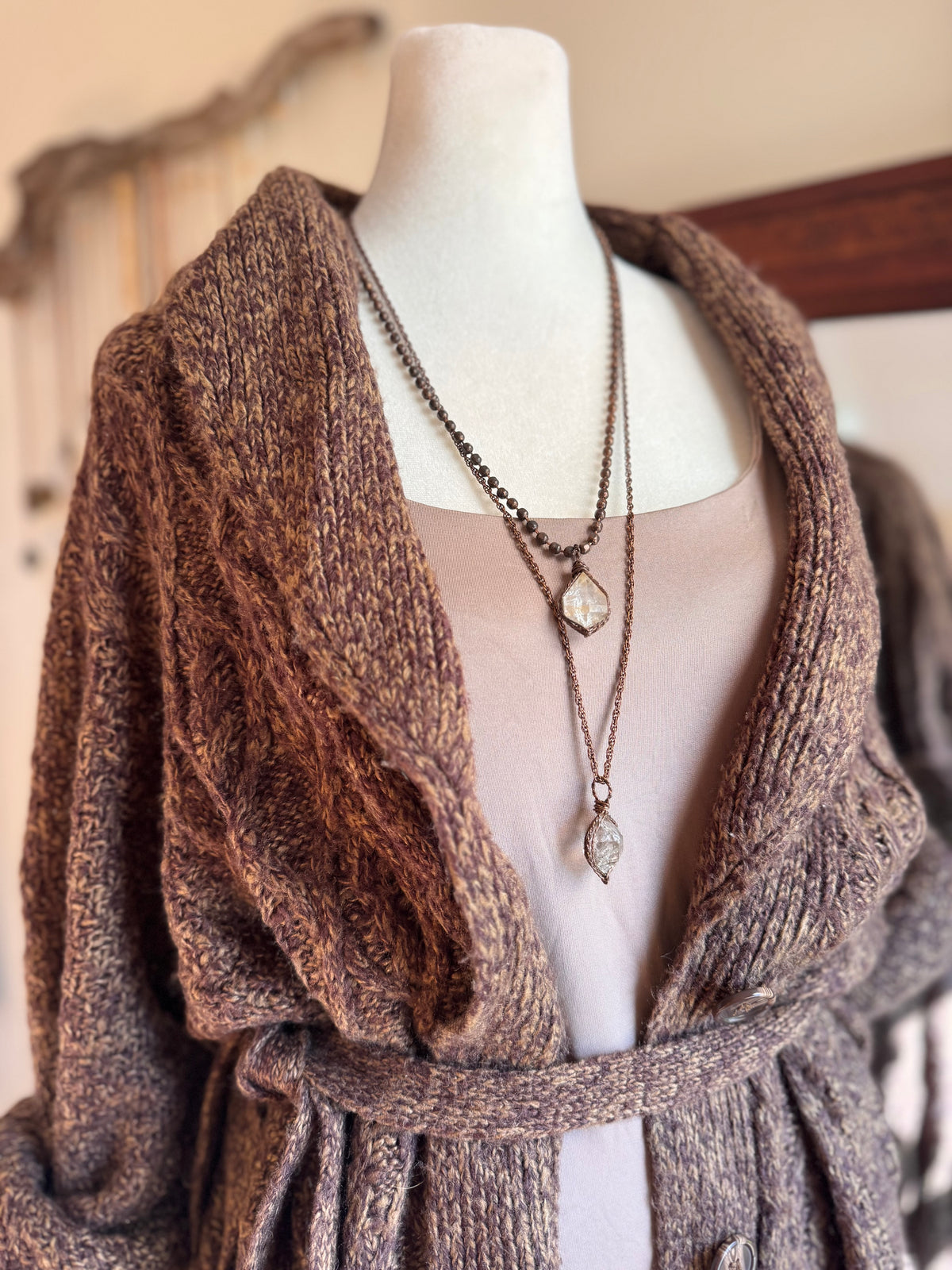 Oversized Slouchy Sweater Duster