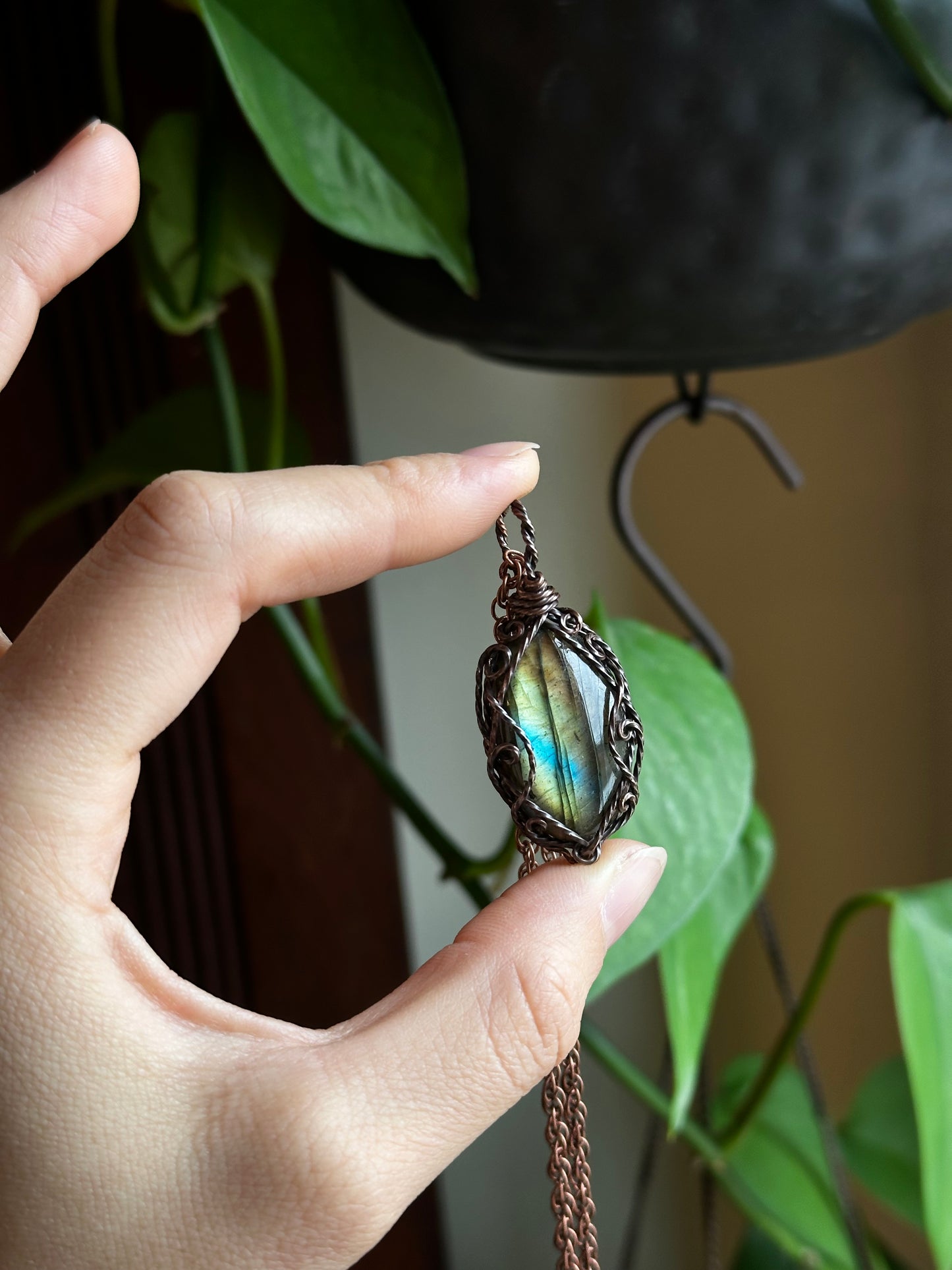 Labradorite Druid in copper