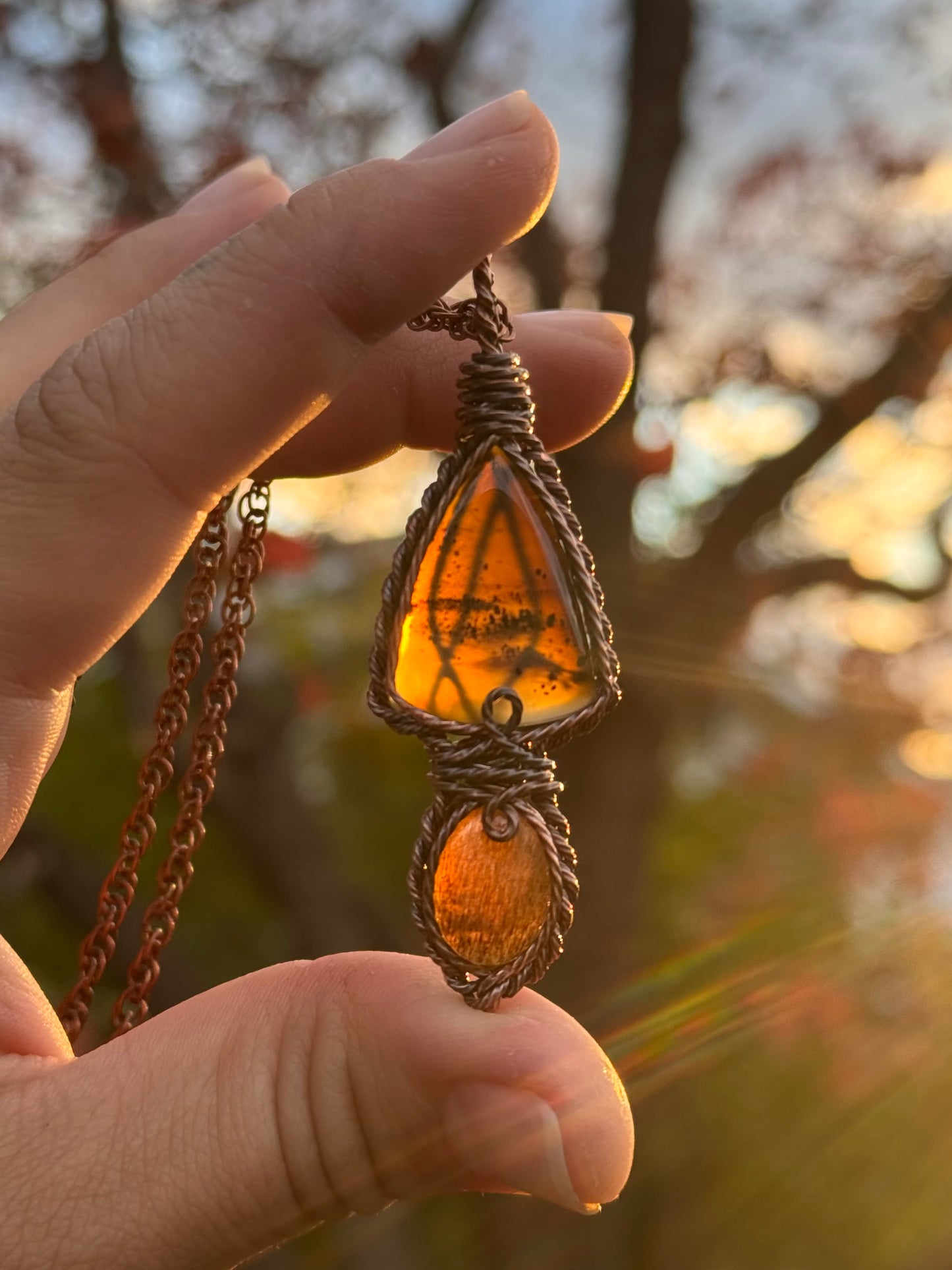 Montana Agate Freyja Pendant