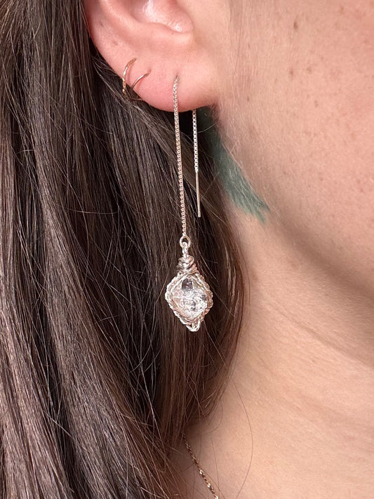 Specialty Sterling Herkimer Threaders