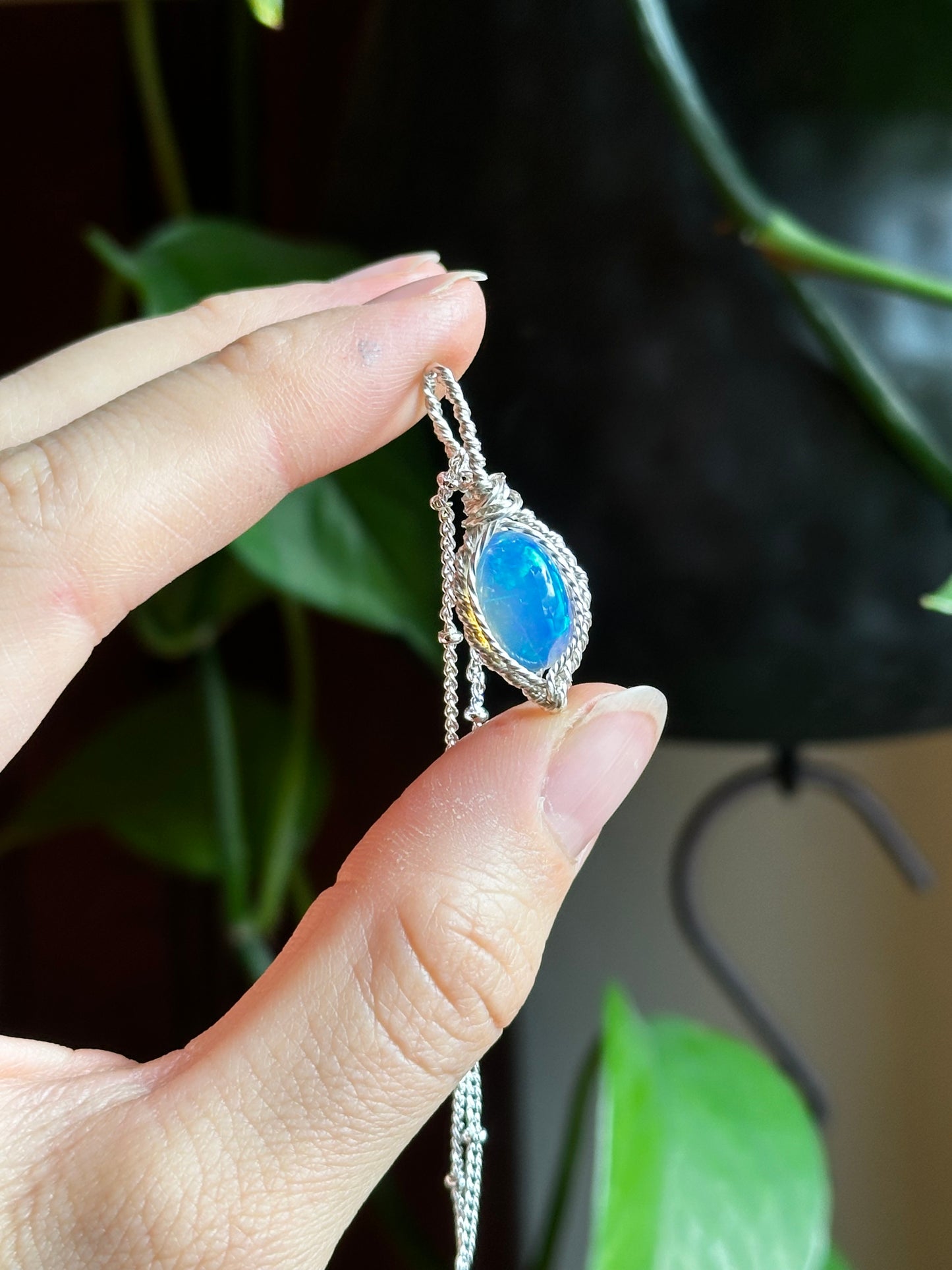 Genuine Opal in Sterling Silver