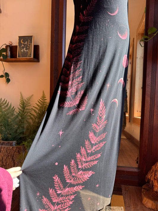 New fern and moon dress L