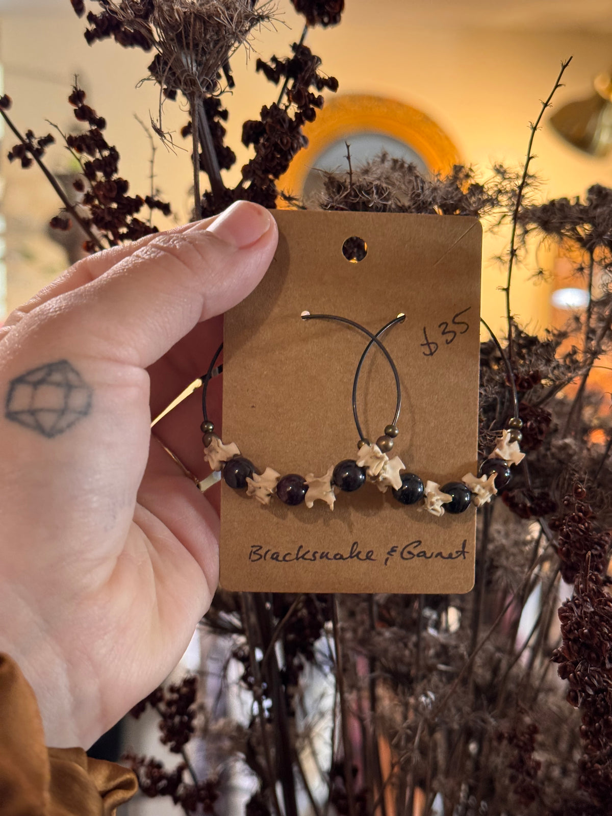Ethical Bone hoops by Tangy Zizzle