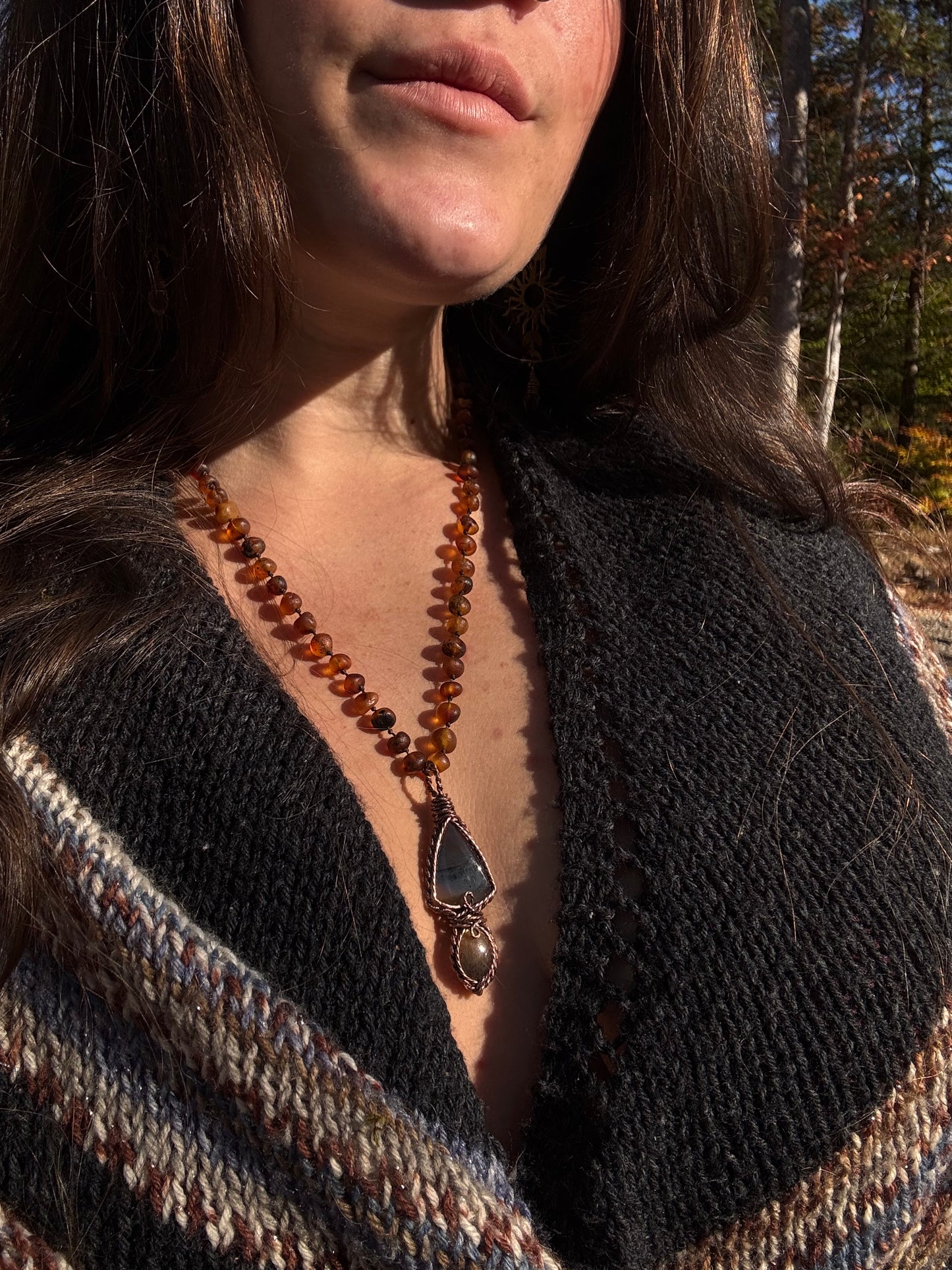 Montana Agate Freyja Pendant