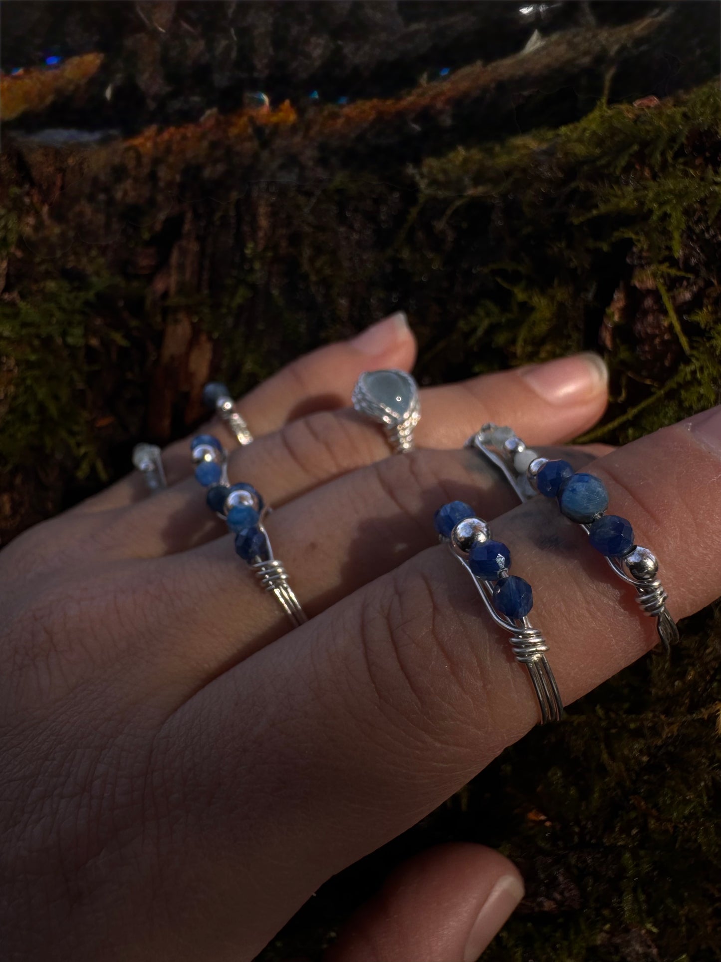 Kyanite Rings ~ Sterling sizes 4-10