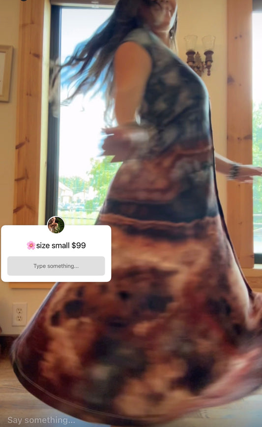 Size S button down Katya Moon Dye dress