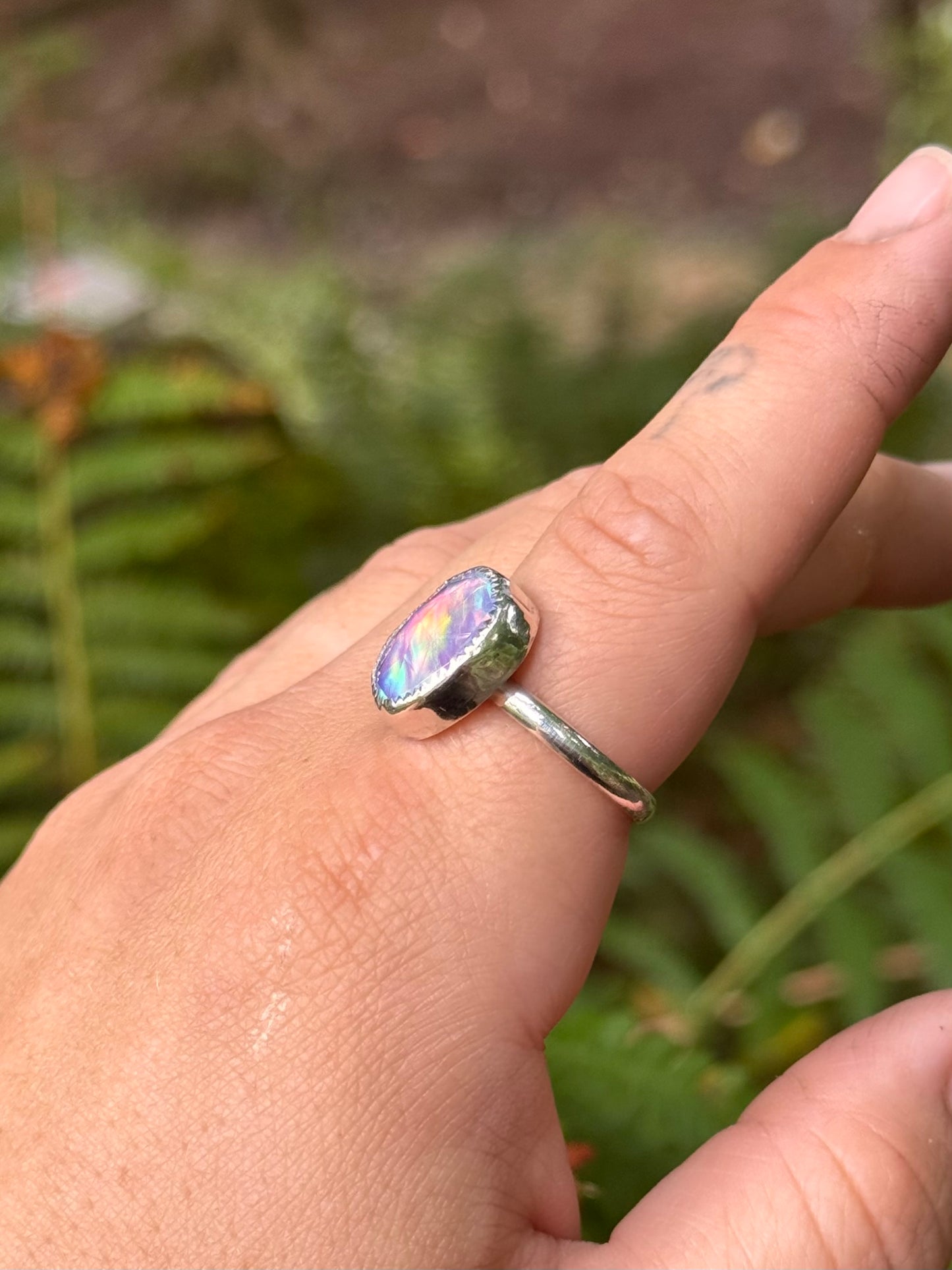 Opal Fairy Ring ~ size 7
