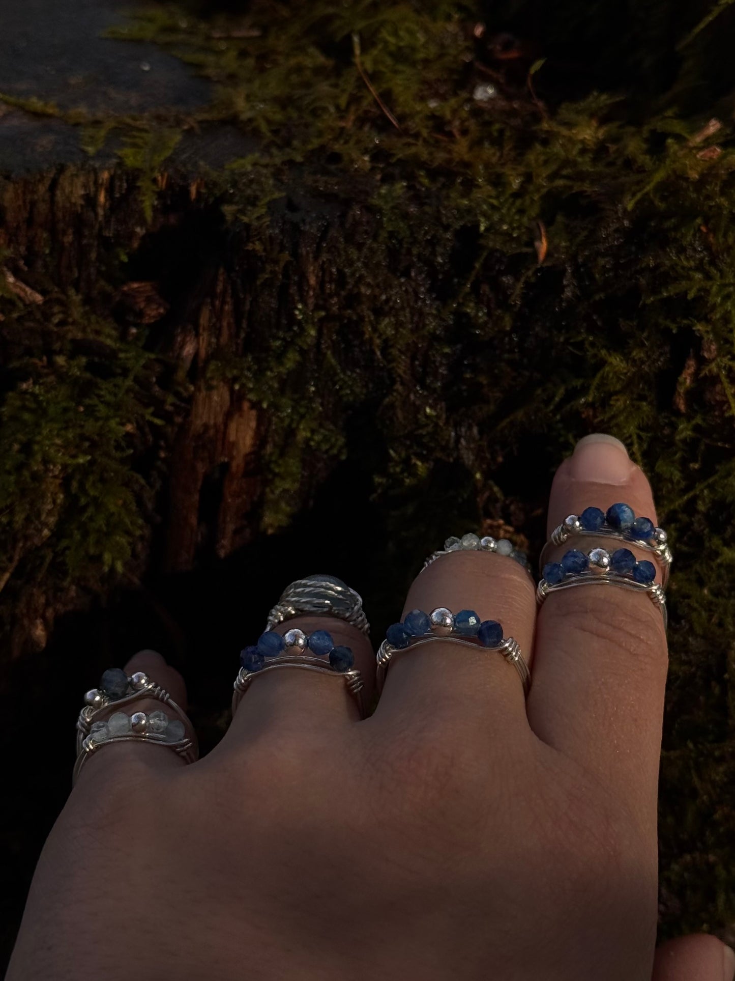 Kyanite Rings ~ Sterling sizes 4-10