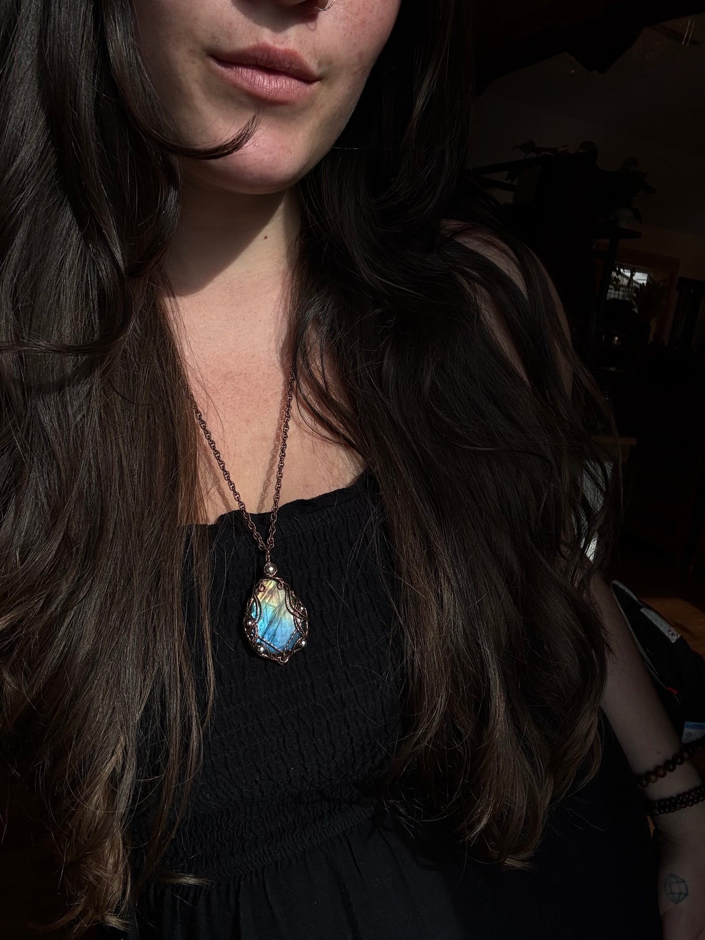 New Druid II Labradorite Teardrop