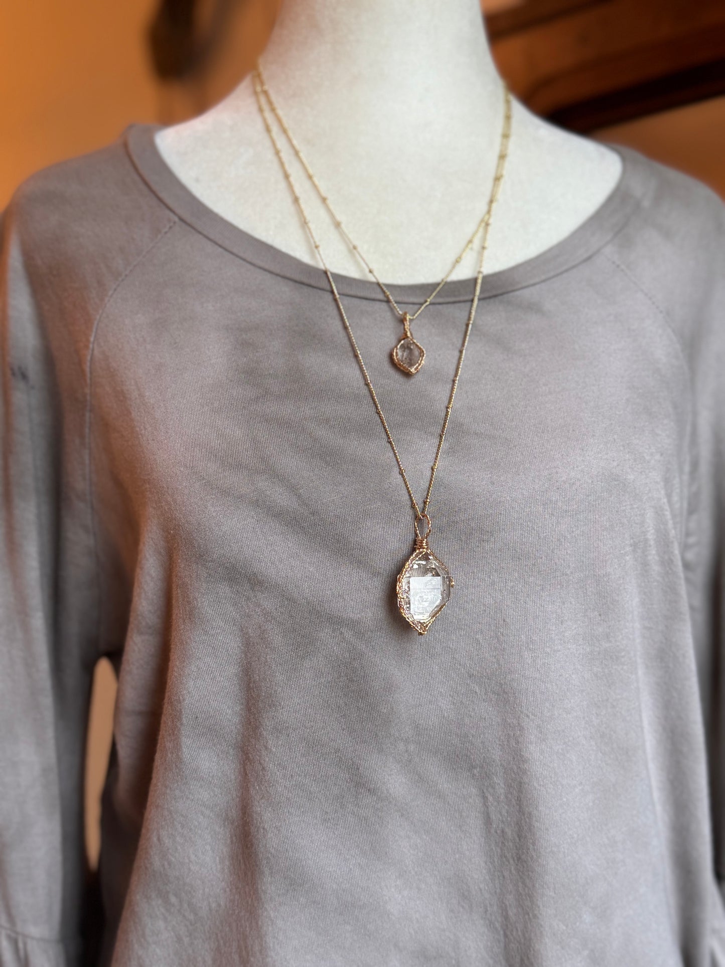 Eco Dye ~ Upcycled bell sleeve top size M