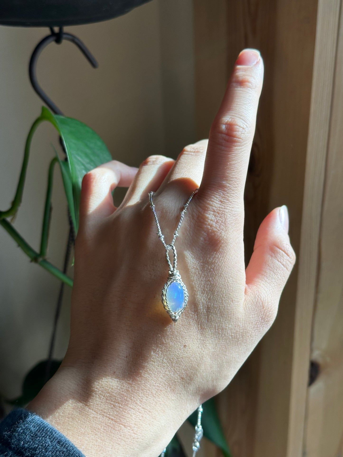 Genuine Opal in Sterling Silver
