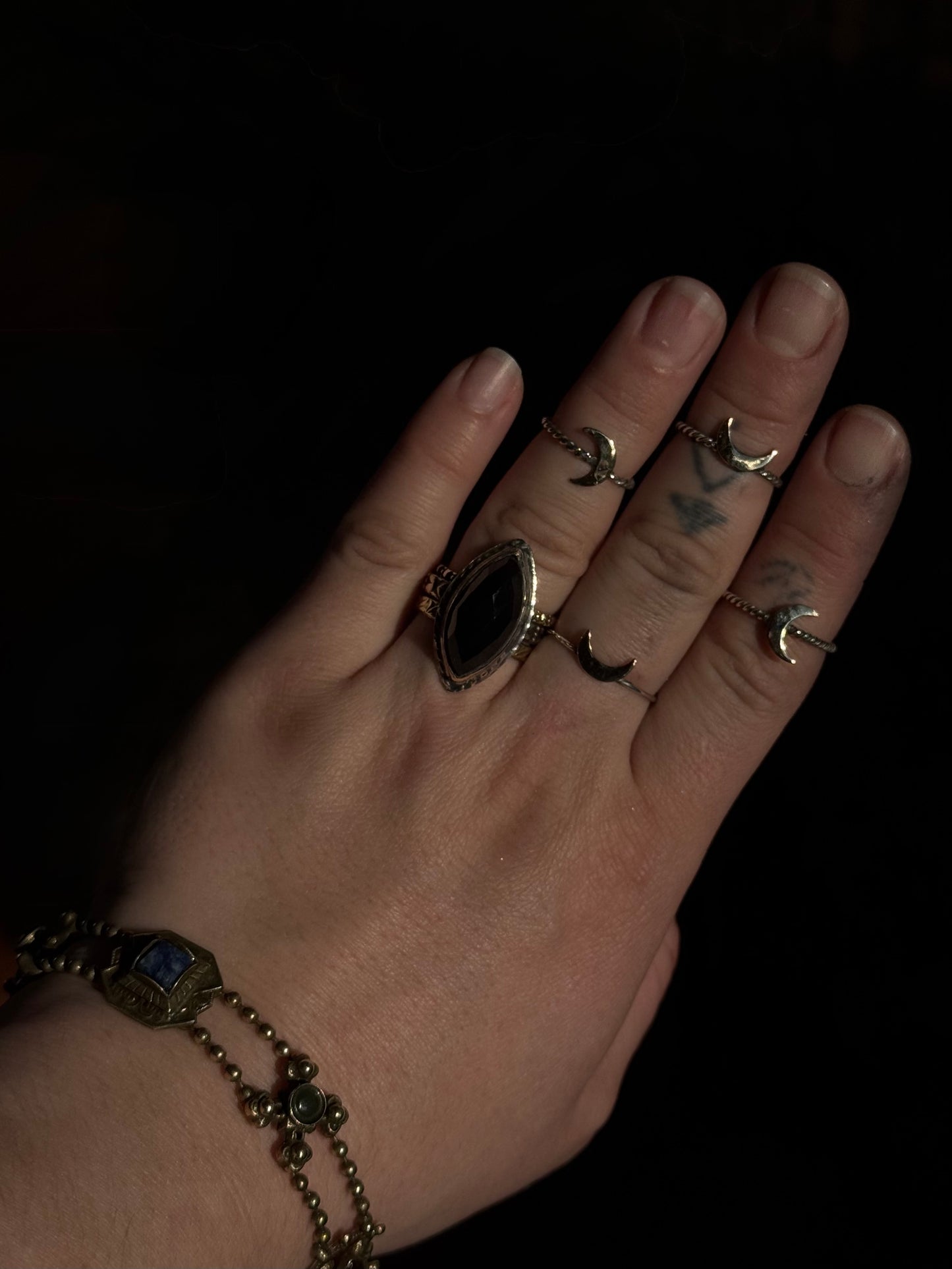 Black onyx stacker set