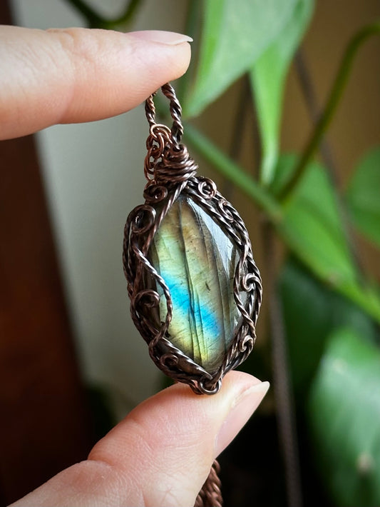 Labradorite Druid in copper
