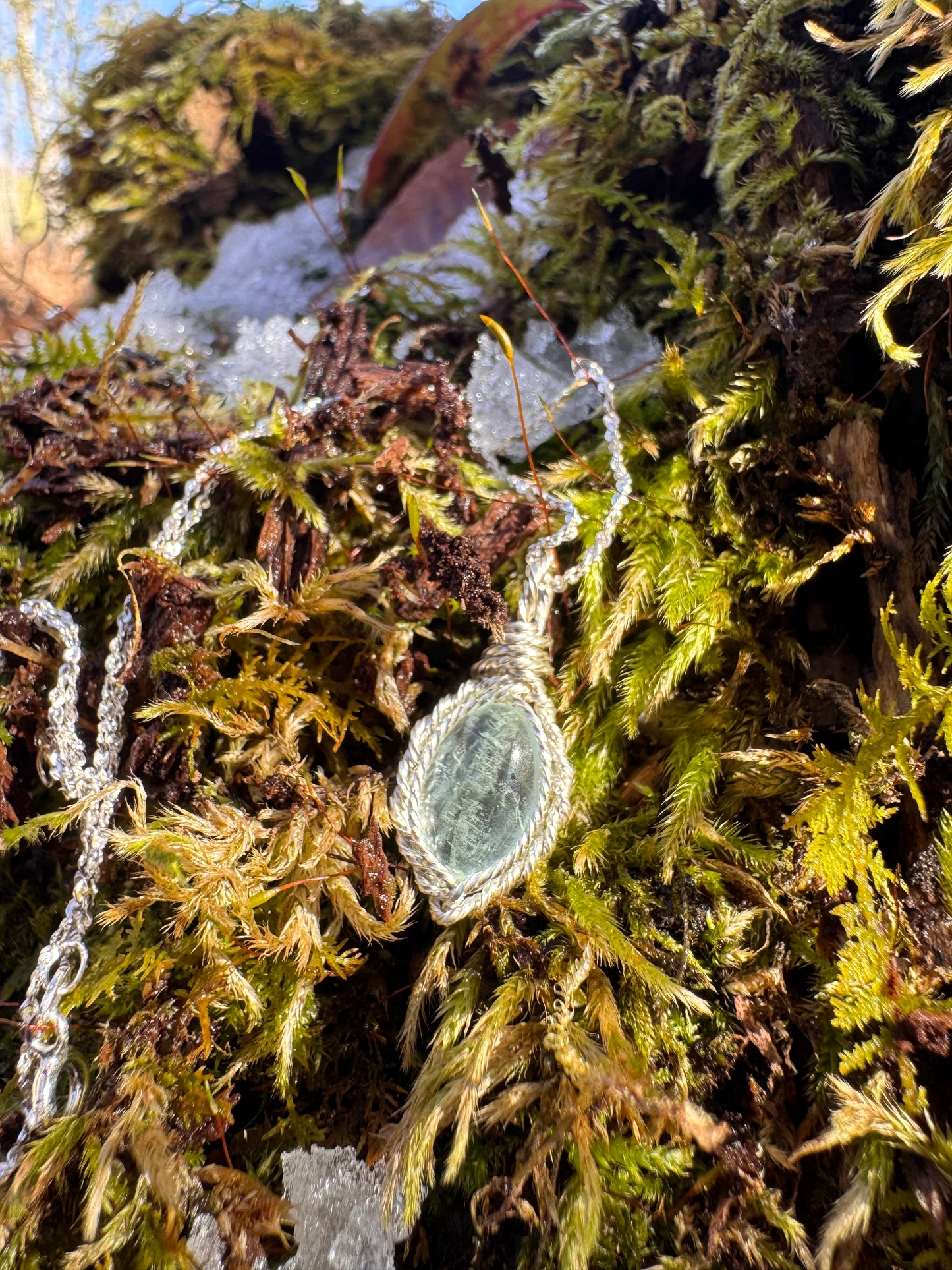 Aquamarine in Sterling