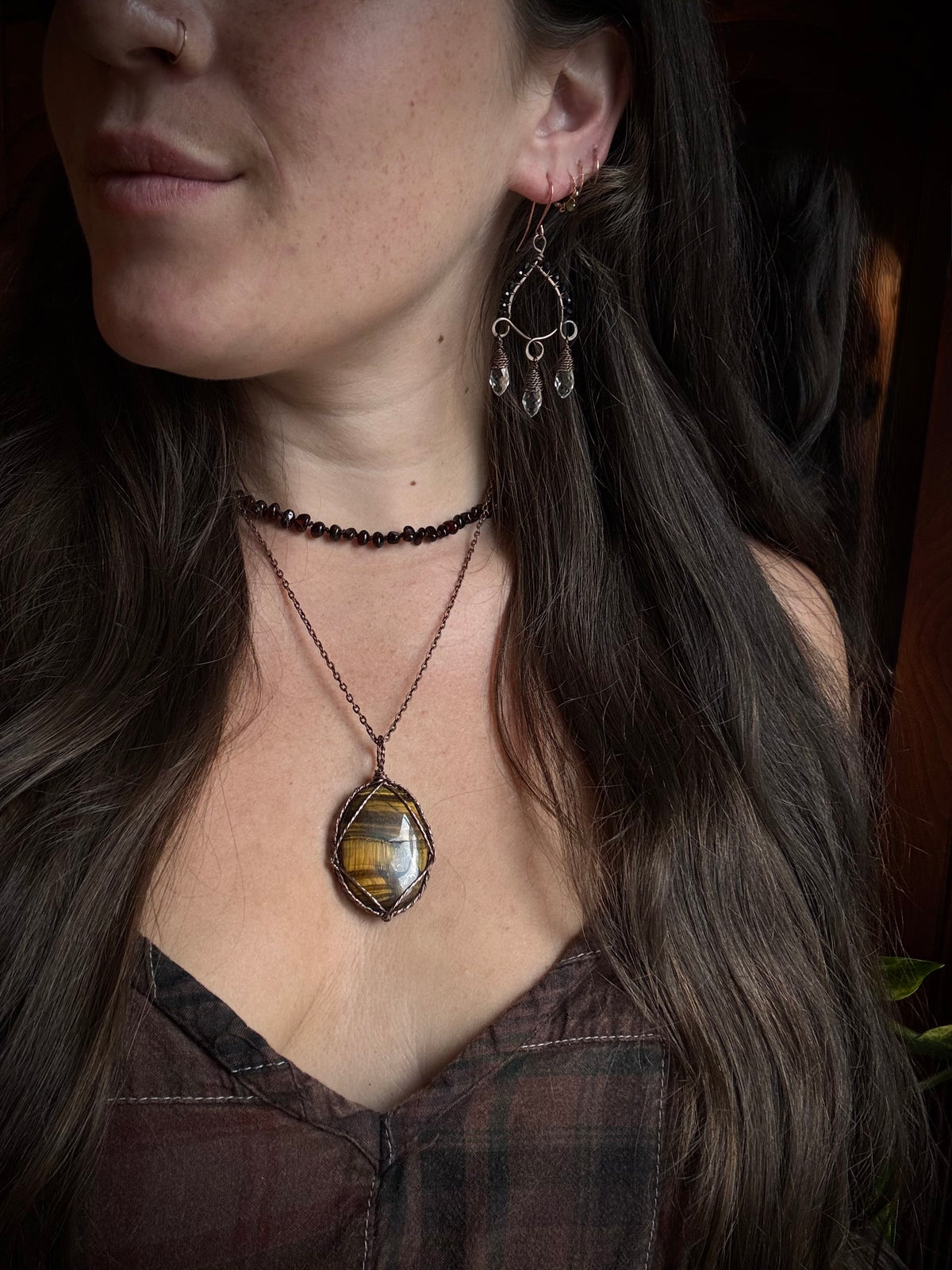 Golden Tigers Eye Customizable Necklace