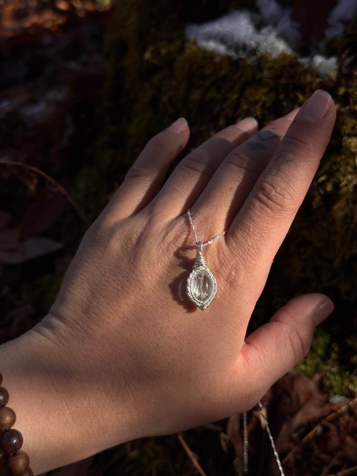 Aquamarine in Sterling